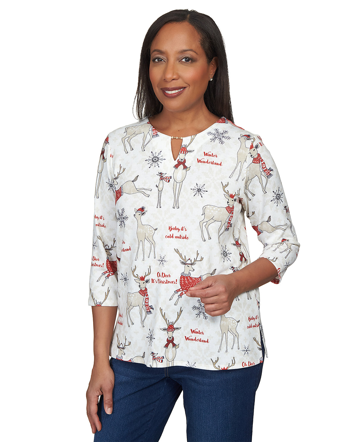 Alfred Dunner Missy Classic Knit Top