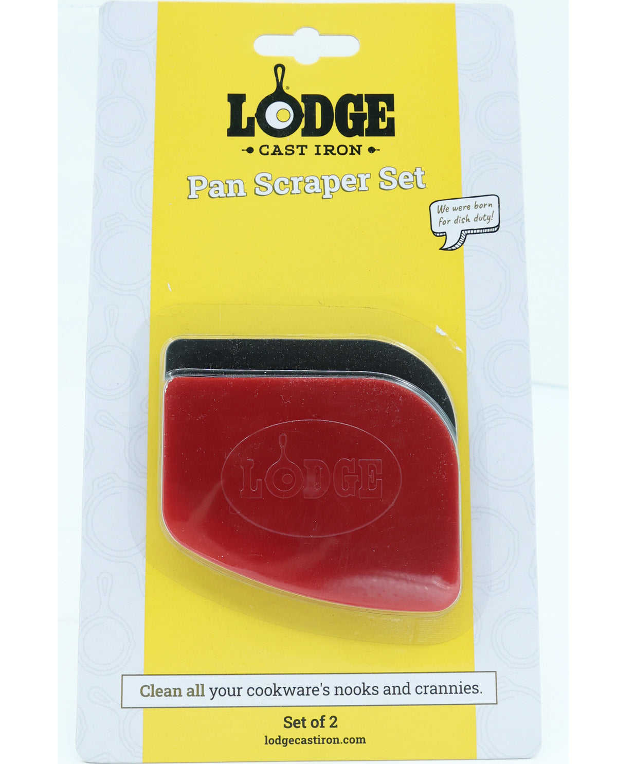 Lodge Cast Iron Pan Scraper Set
