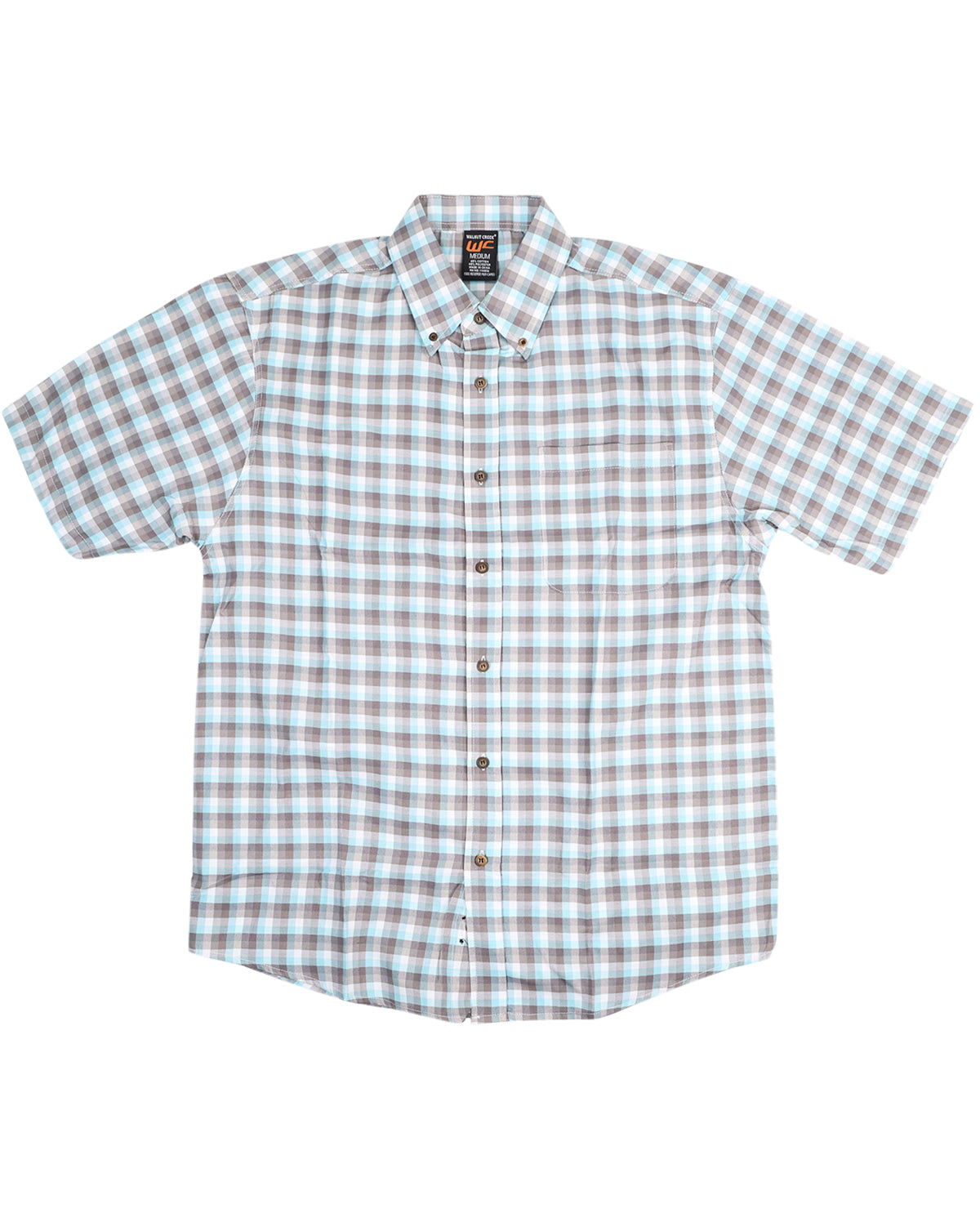 BM Walnut Creek Short Sleeve Plaid Top