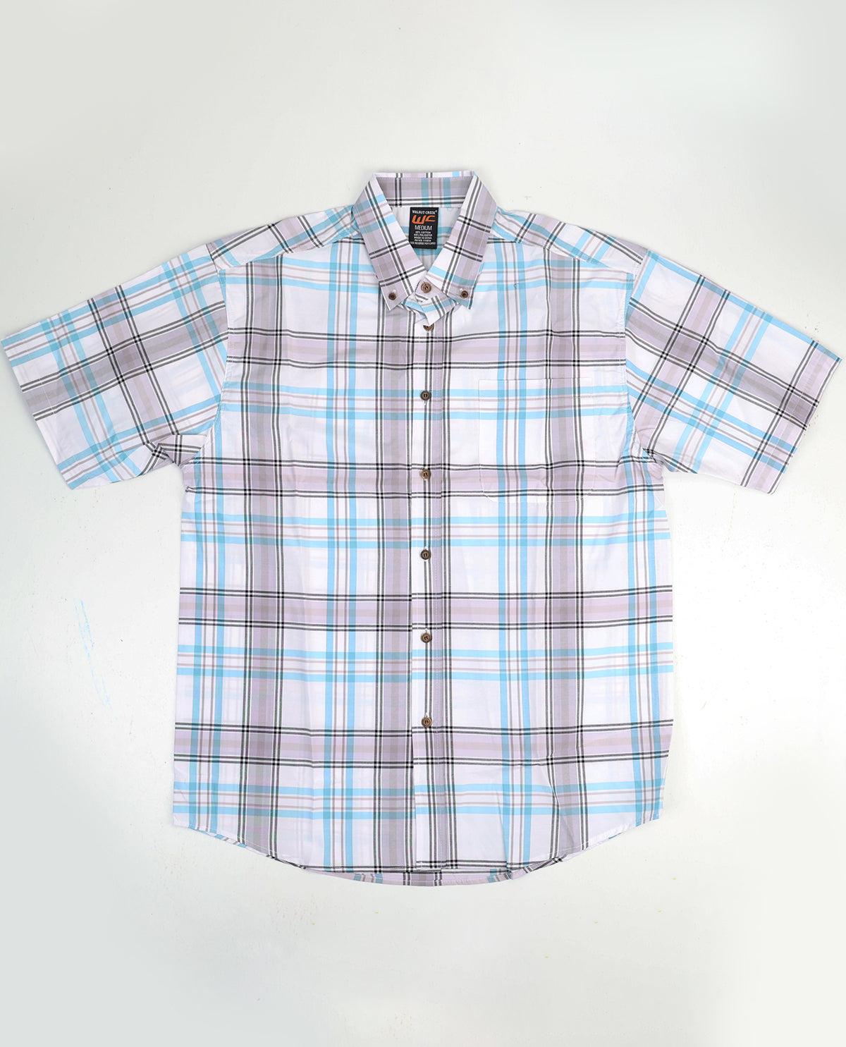 BM Walnut Creek Short Sleeve Plaid Top