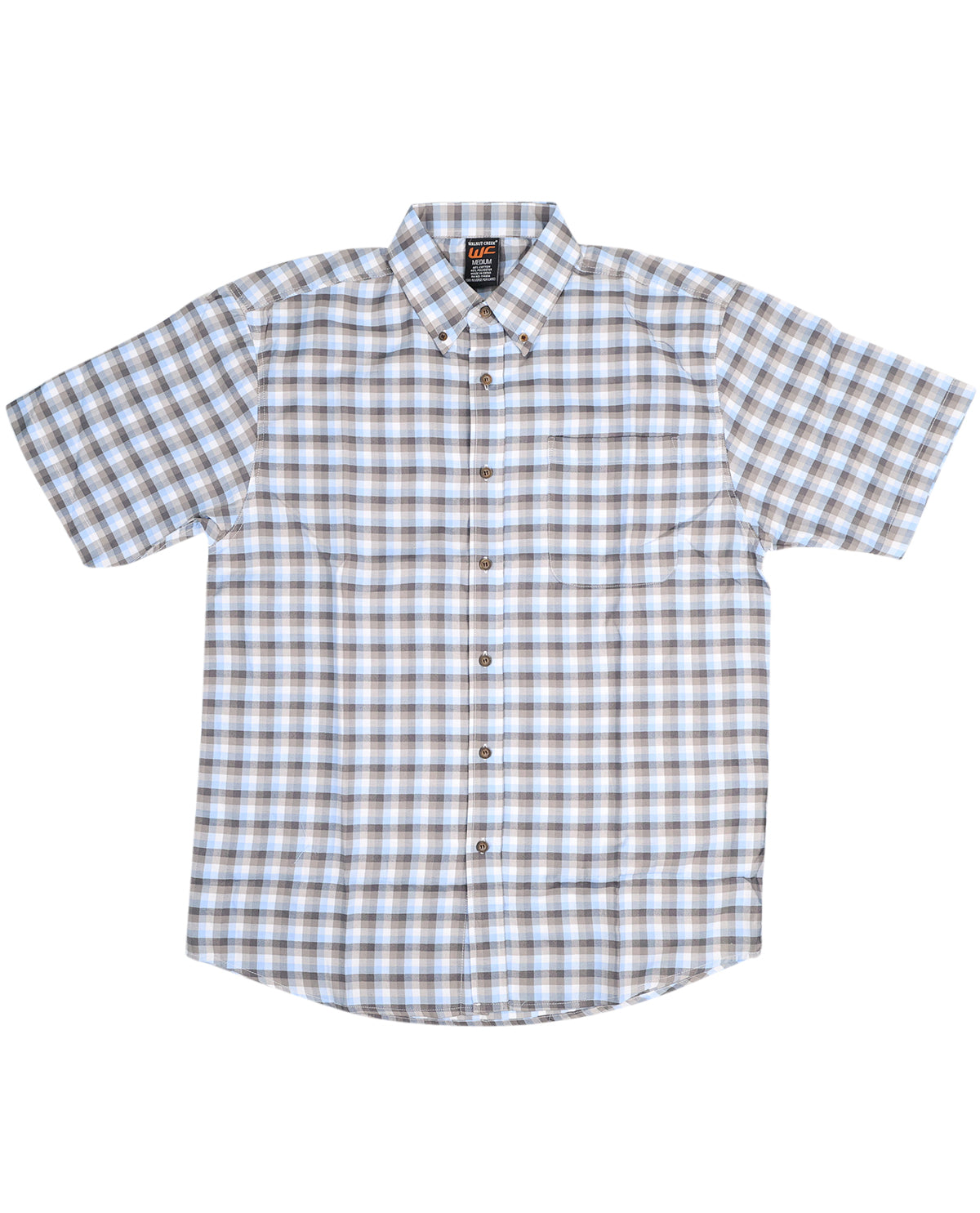BM Walnut Creek Short Sleeve Plaid Top
