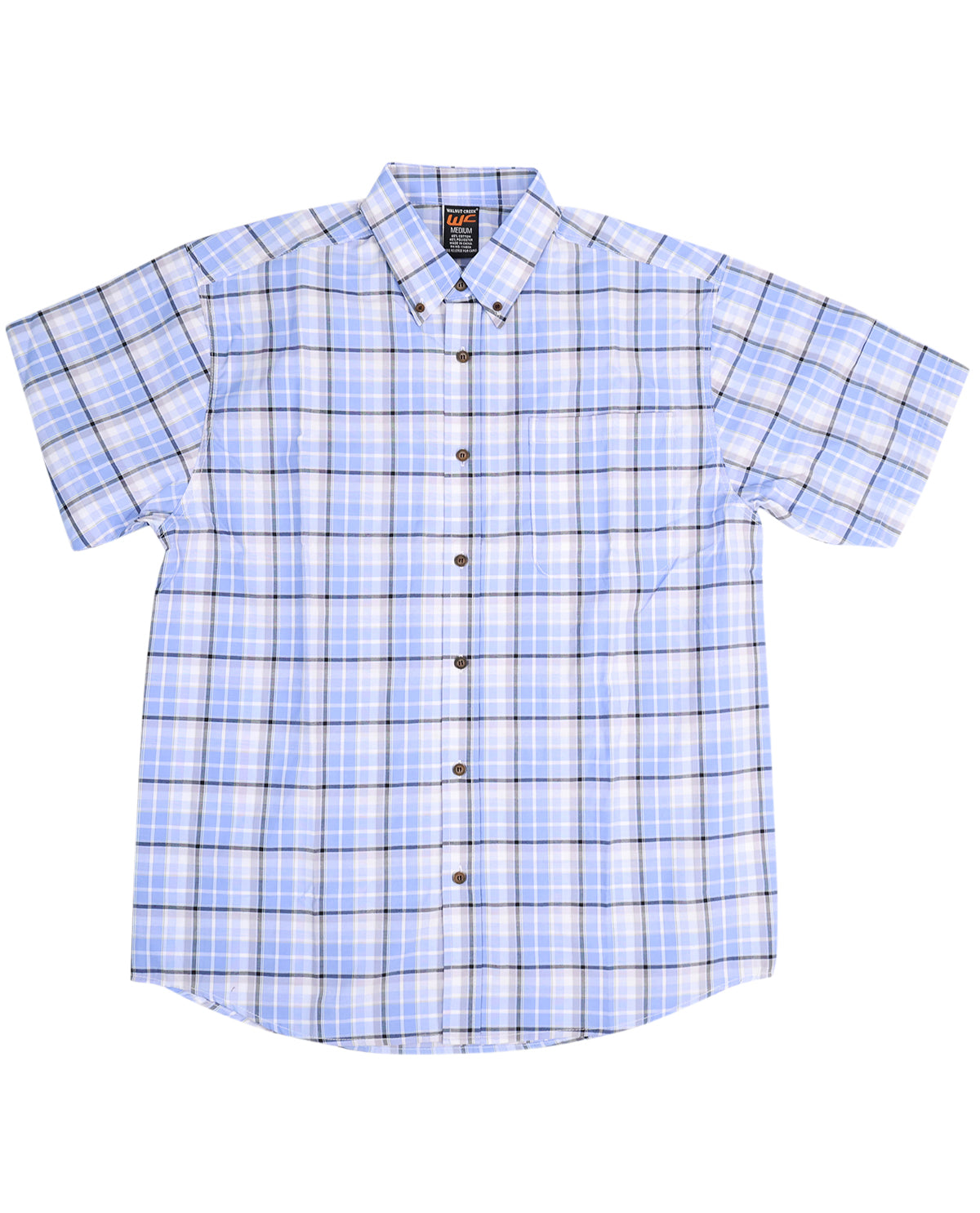 BM Walnut Creek Short Sleeve Plaid Top