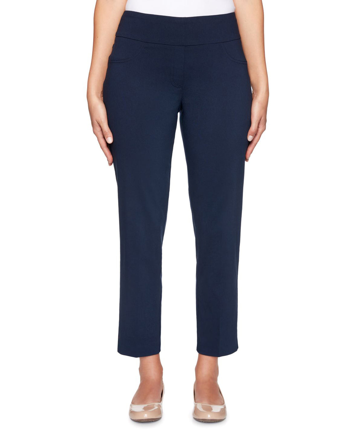 10/3 TRANSFER Ruby Road Petite Pull On Ankle Pant