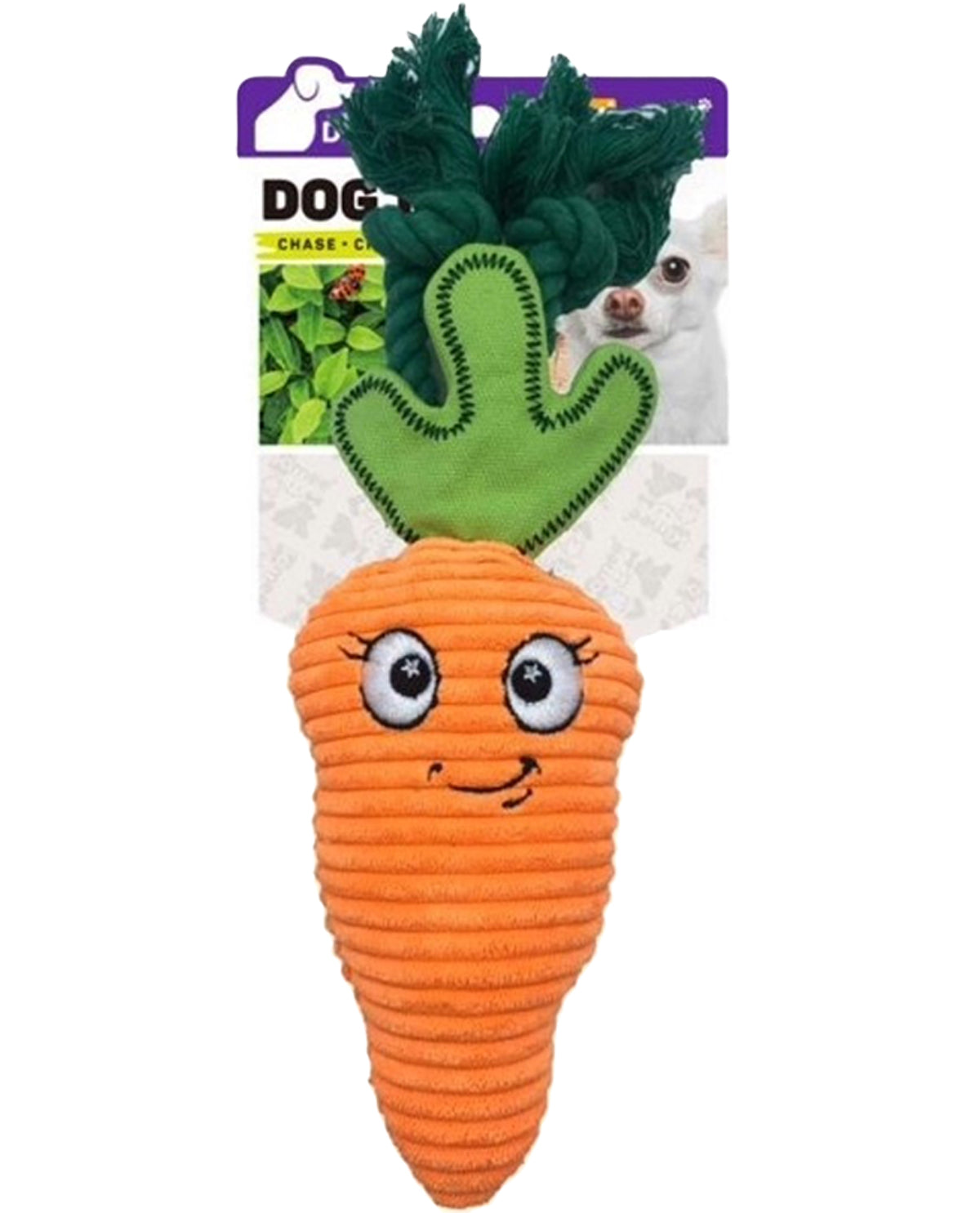 Plush carrot hotsell dog toy