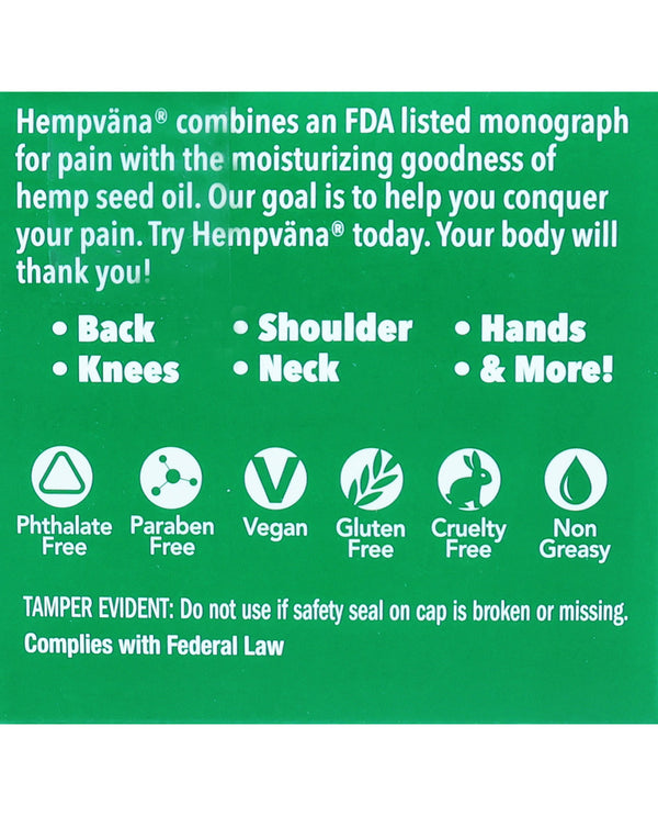 Hempvana Maximum Strength Pain Relief Cream with Hemp Seed Oil