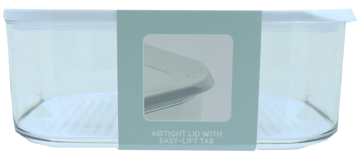 White Deli Meat Storage Container