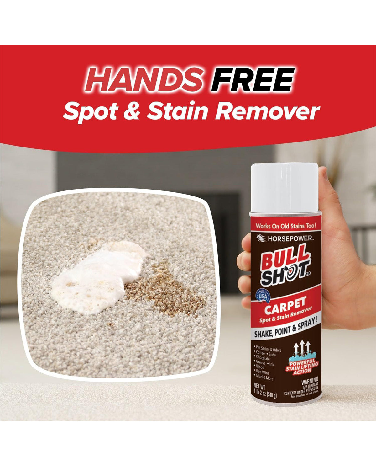 Horsepower Bull Shot Carpet Spot & Stain Remover