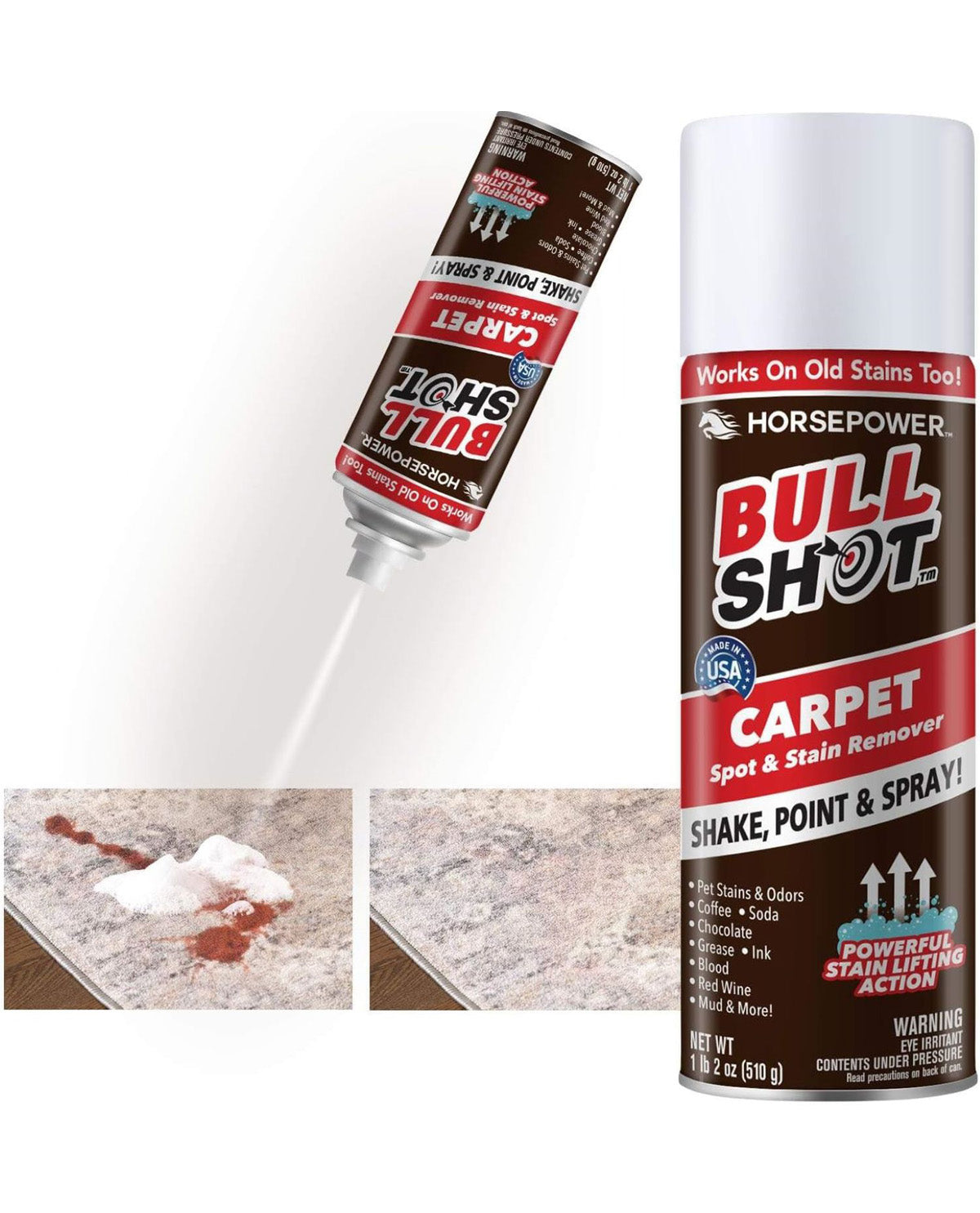 Horsepower Bull Shot Carpet Spot & Stain Remover