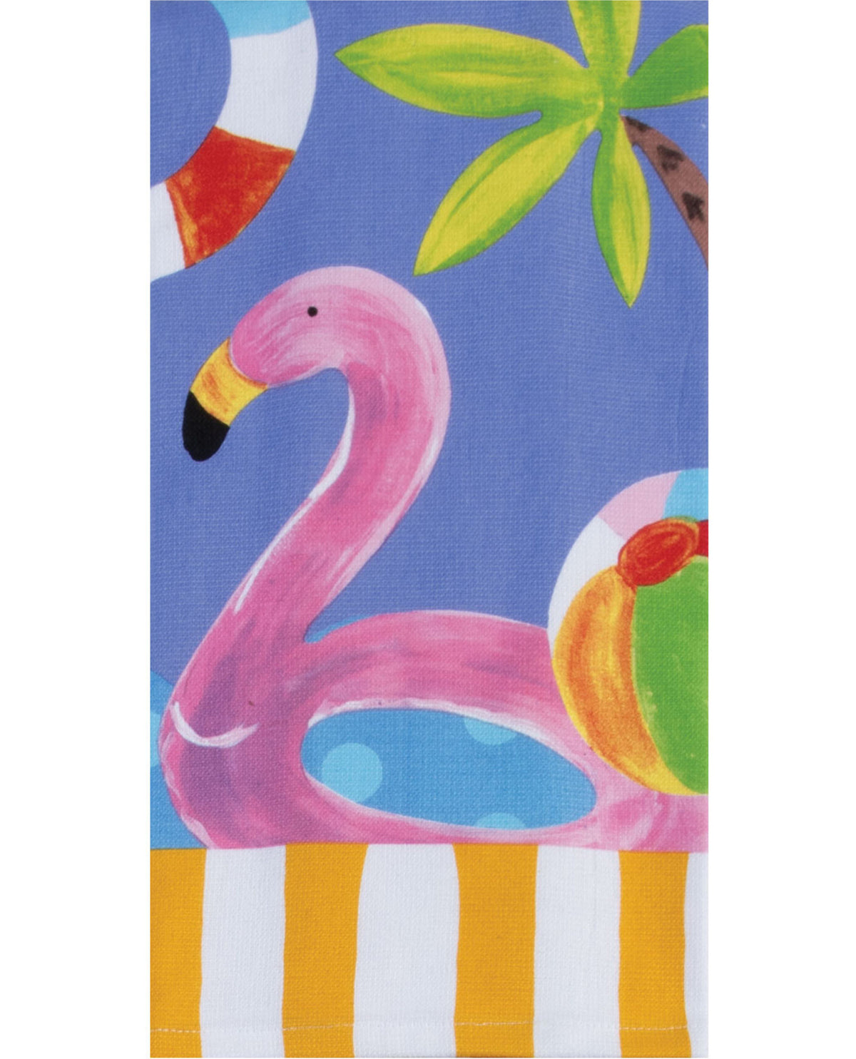 Summer Fun Flamingo Dual-Purpose Kitchen Towel