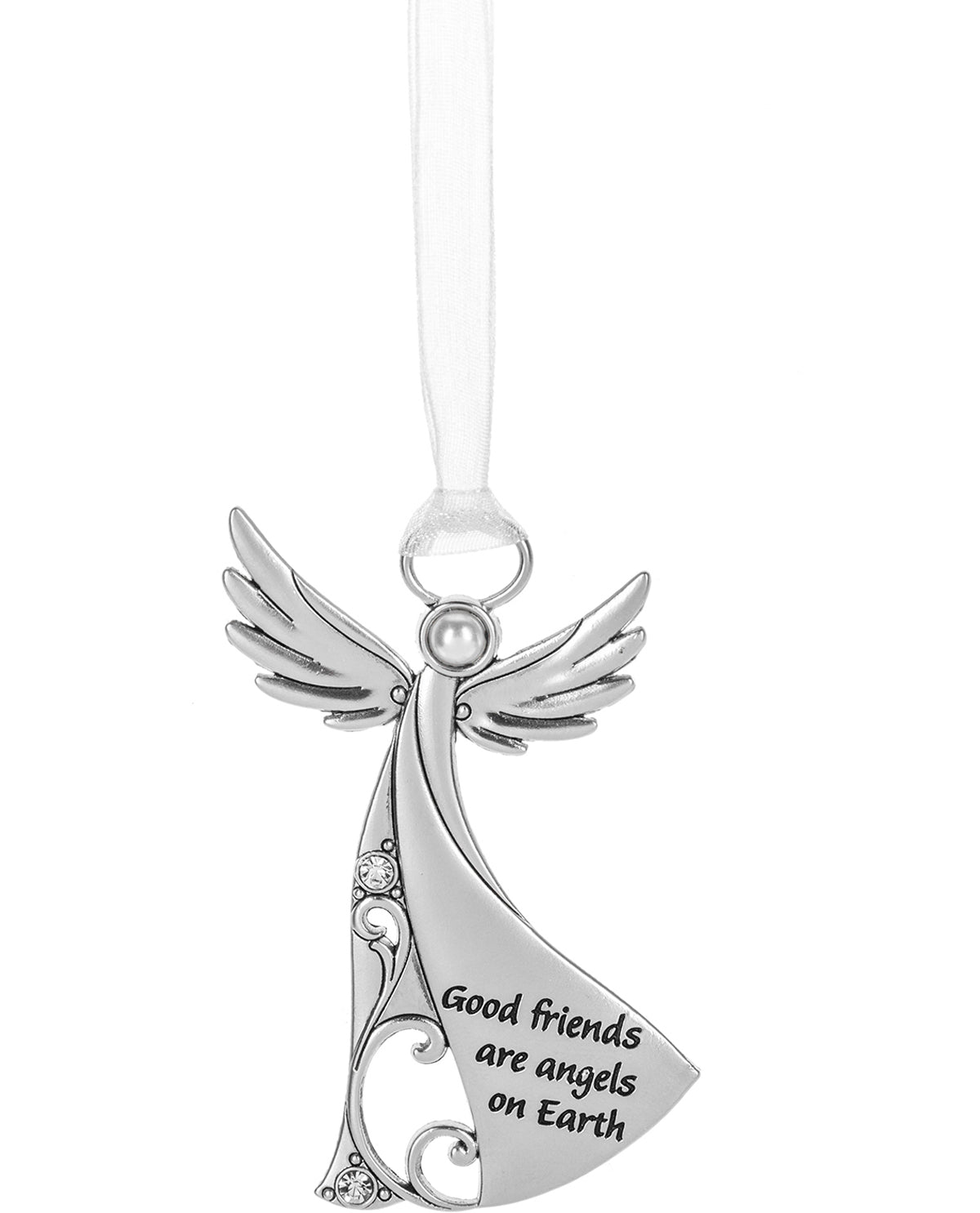 Good Friends Are Angels Christmas Ornament