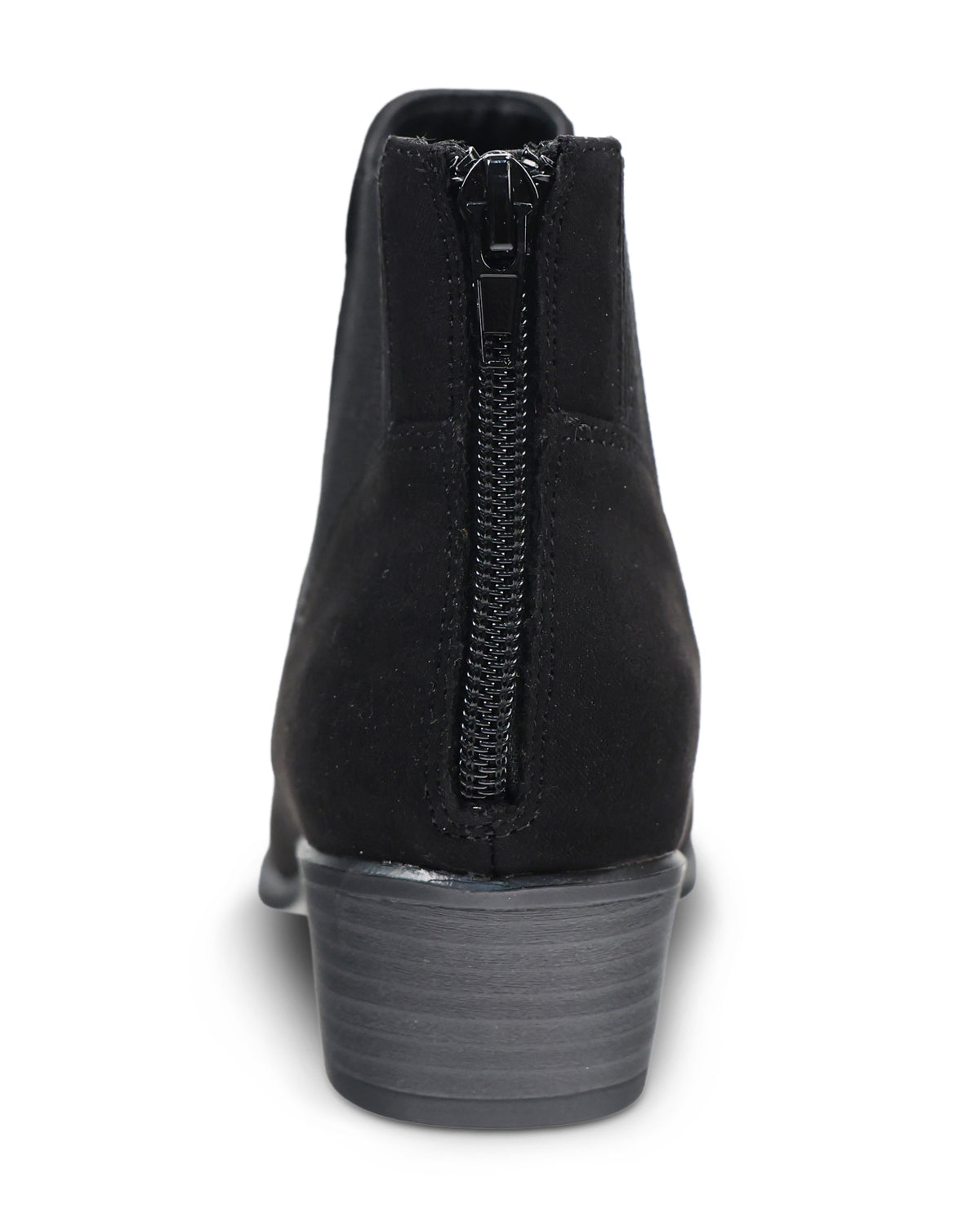 Teagan Black Faux Suede Boot