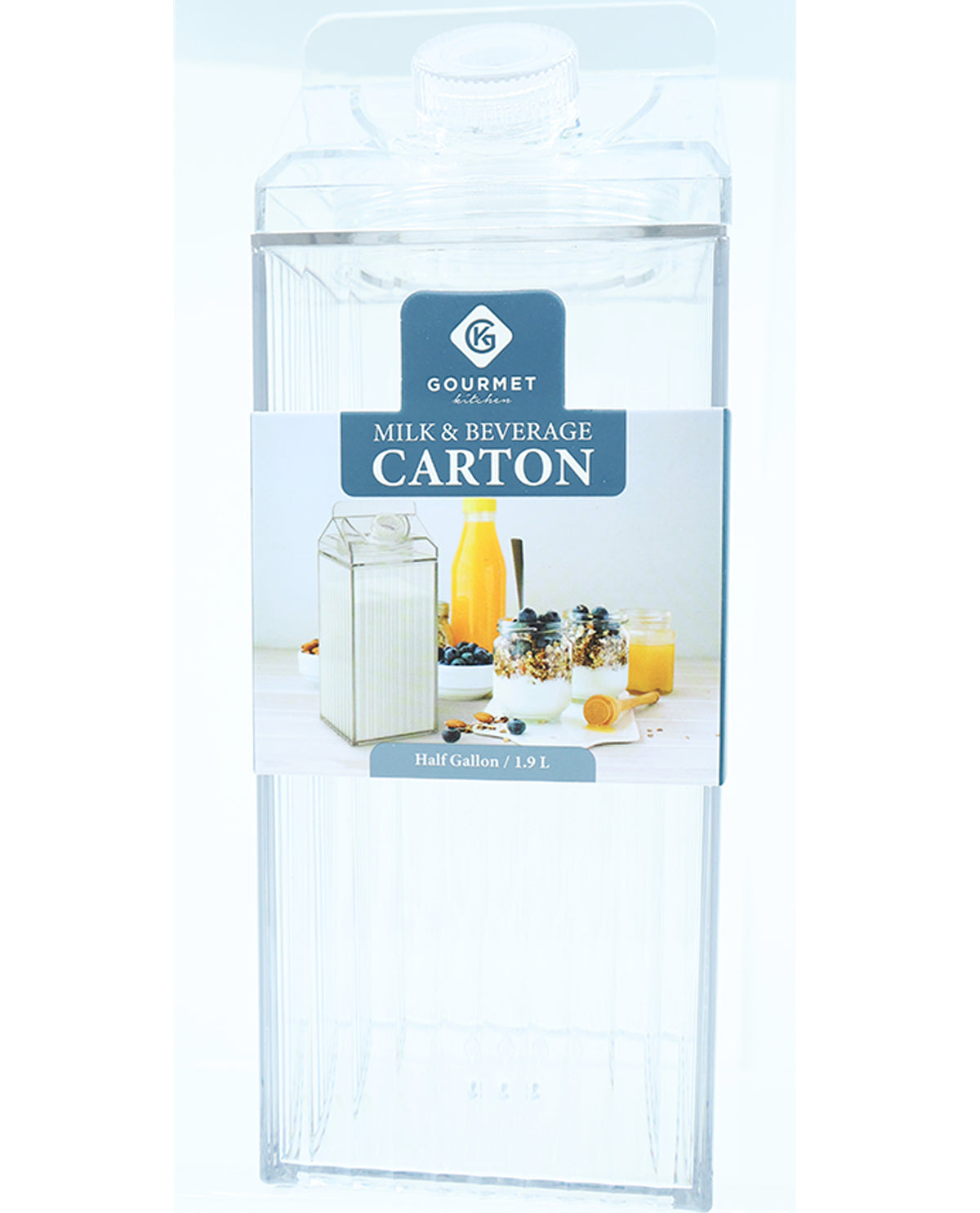 1/2 Gallon Milk Clear Container