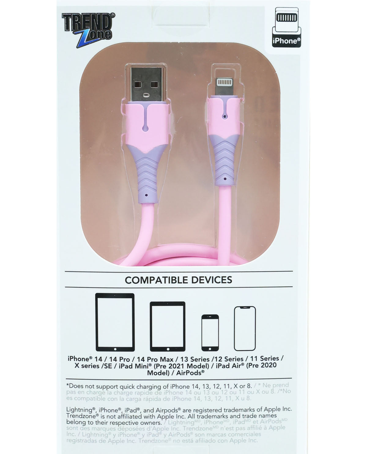 10Ft. Lightning Sync & Charge Cable with LED Light