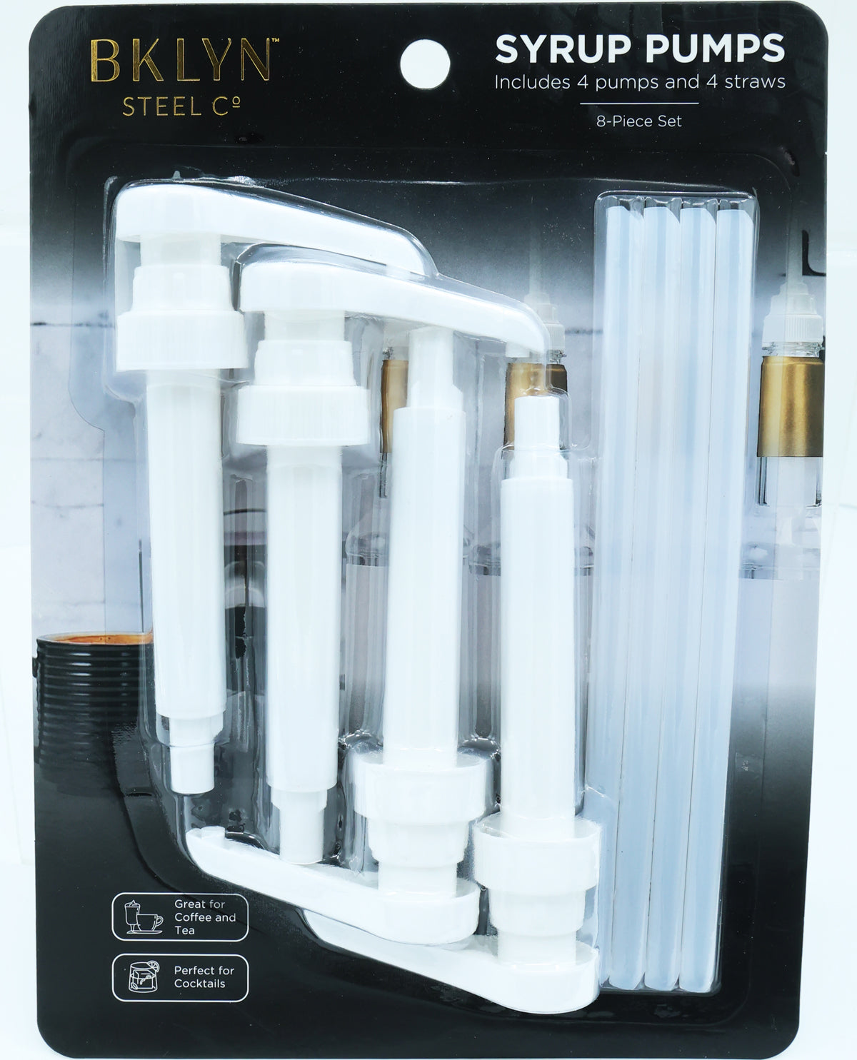 White Syrup Pump Set
