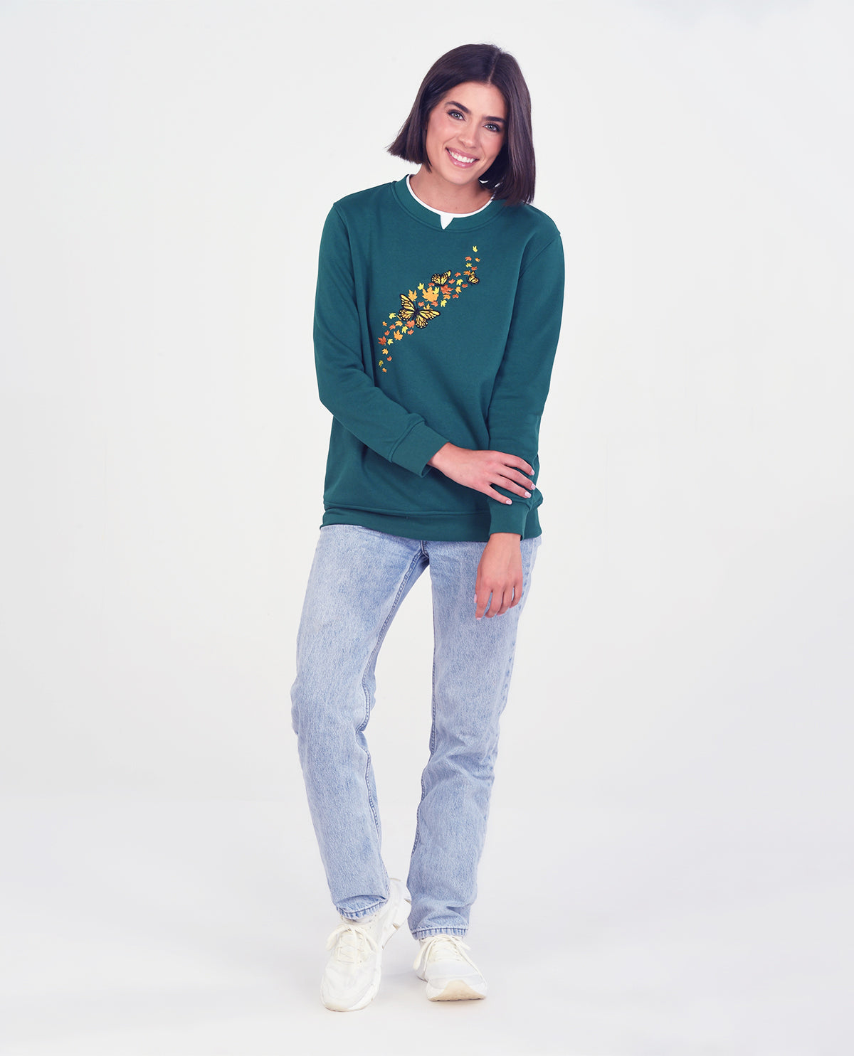 Petite Assorted Embroidered Fleece Pullovers