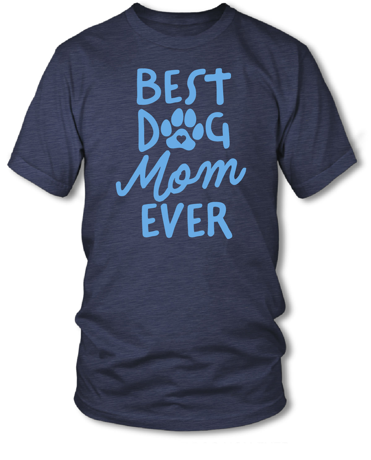 Women's Best Dog Mom Short Sleeve Screen Tee