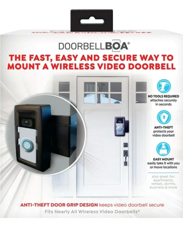DoorbellBoa Anti-Theft Video Doorbell Door Mount