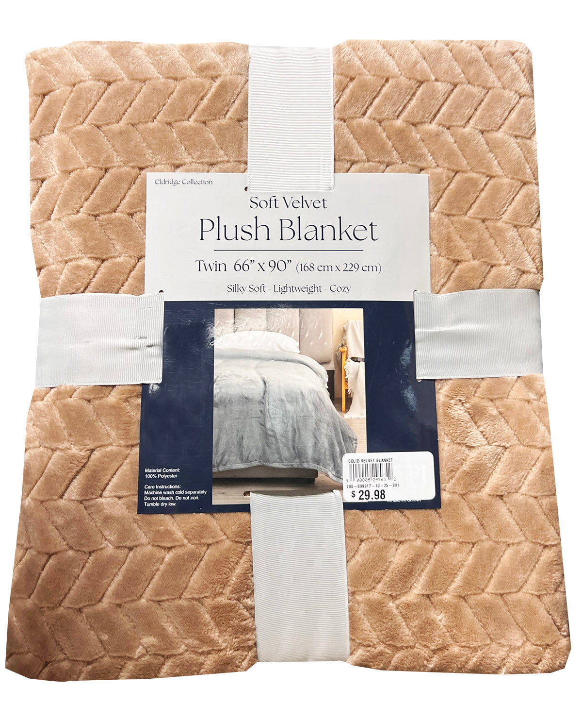 Solid Velvet Blankets Twin