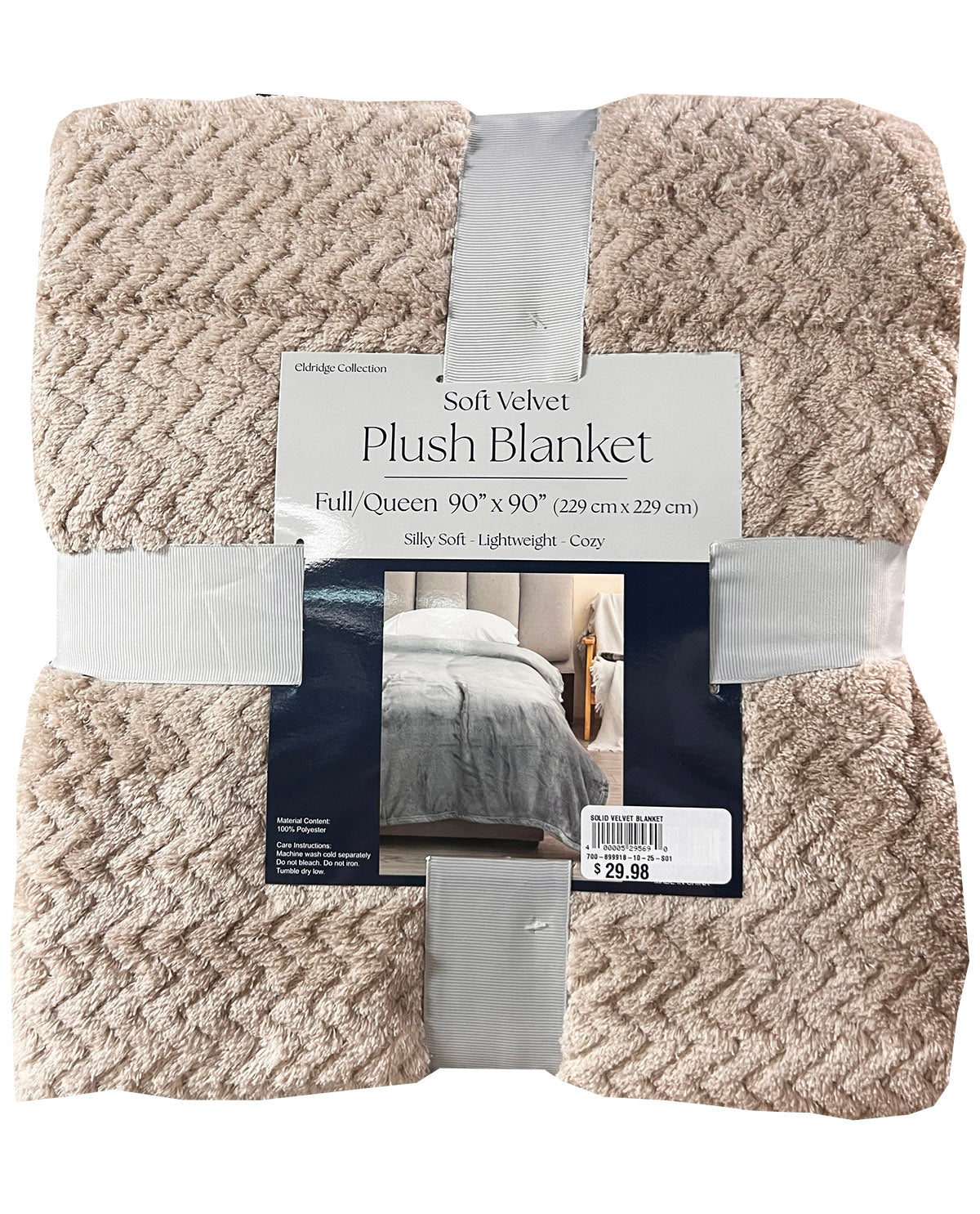 Solid Velvet Blankets Full/Queen