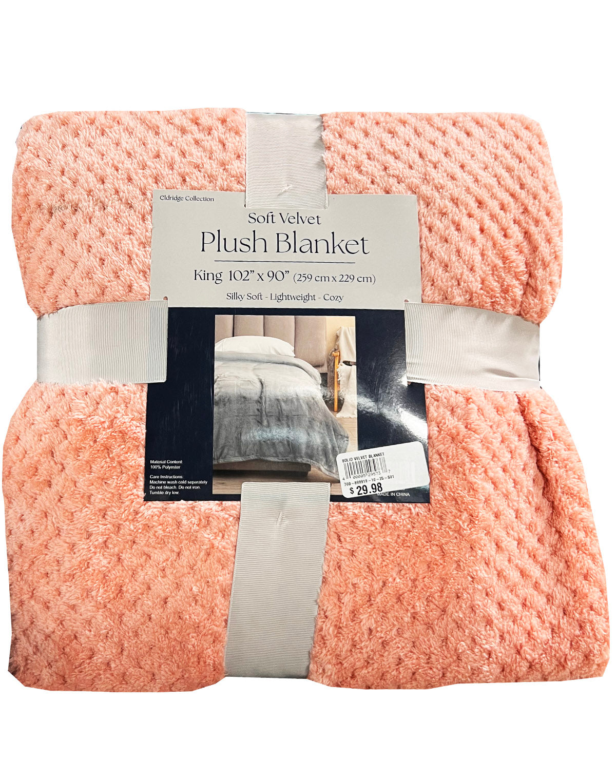 Solid Velvet Blankets King