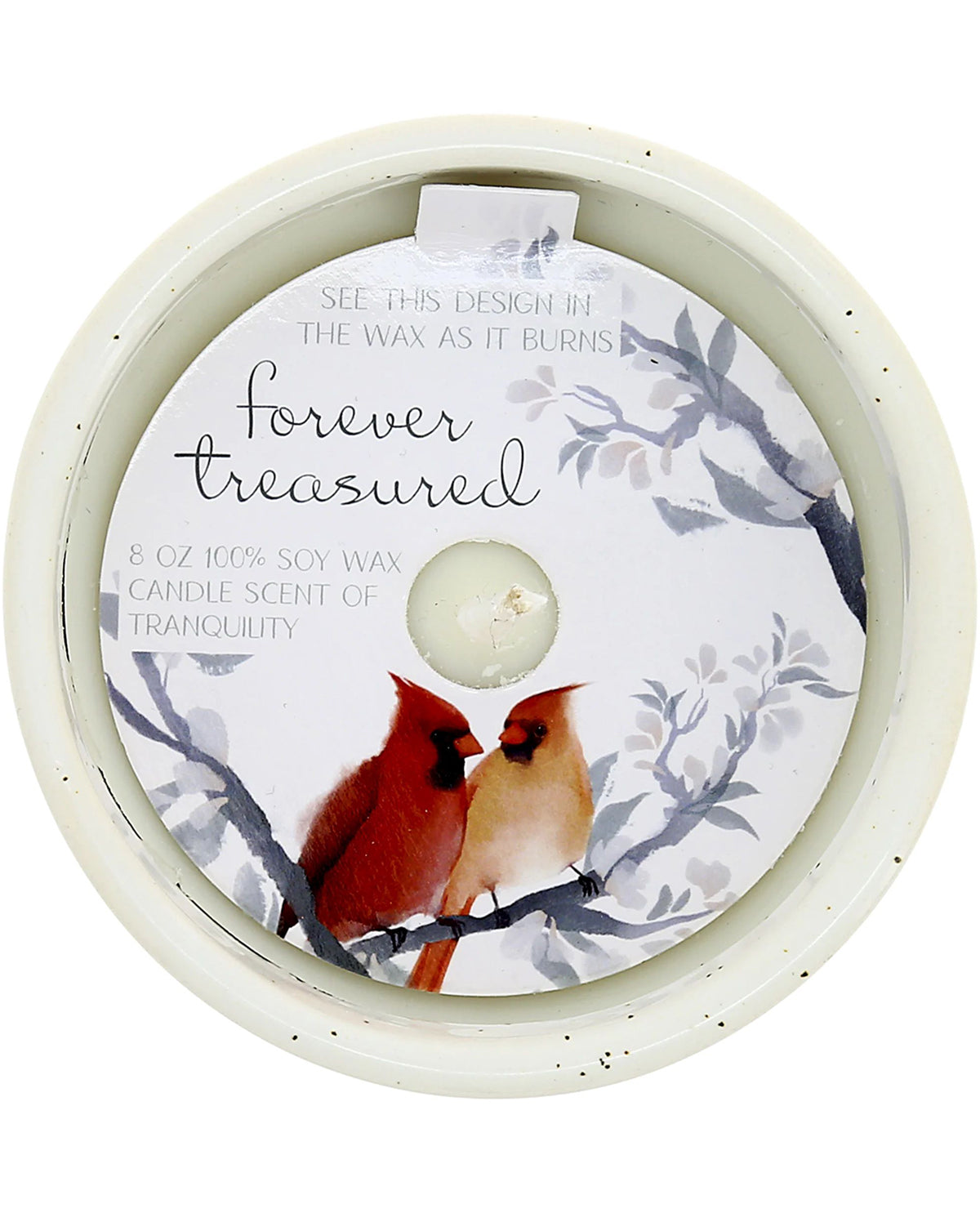 Cardinal Beautiful Memory Reveal Candle