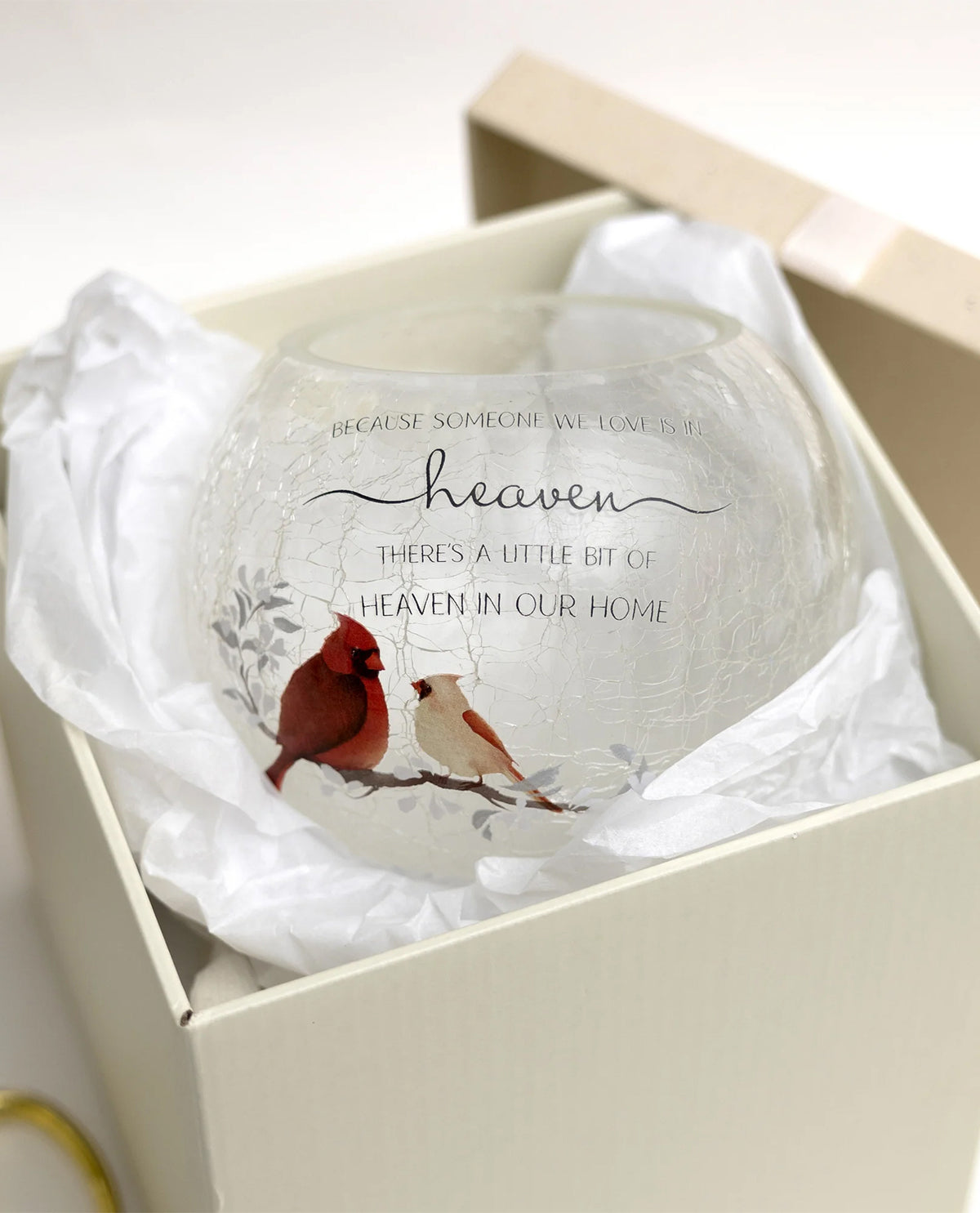 Heaven In Our Home Round Votive Holder