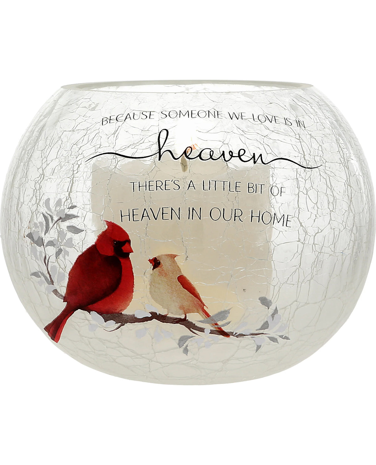 Heaven In Our Home Round Votive Holder