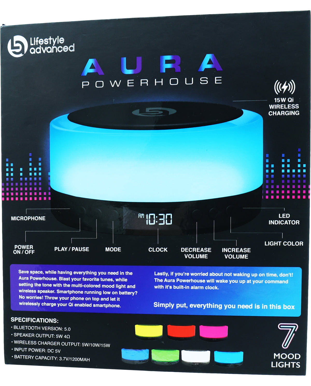Aura Powerhouse 4-N-1 Wireless Speaker