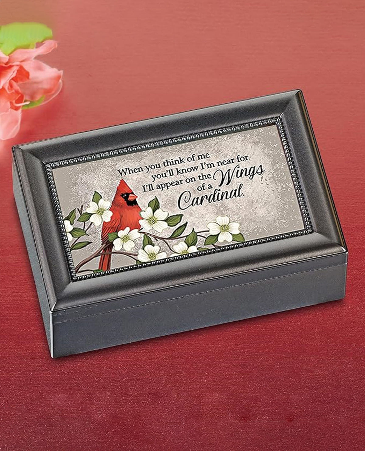 Wings of a Cardinal Music Box