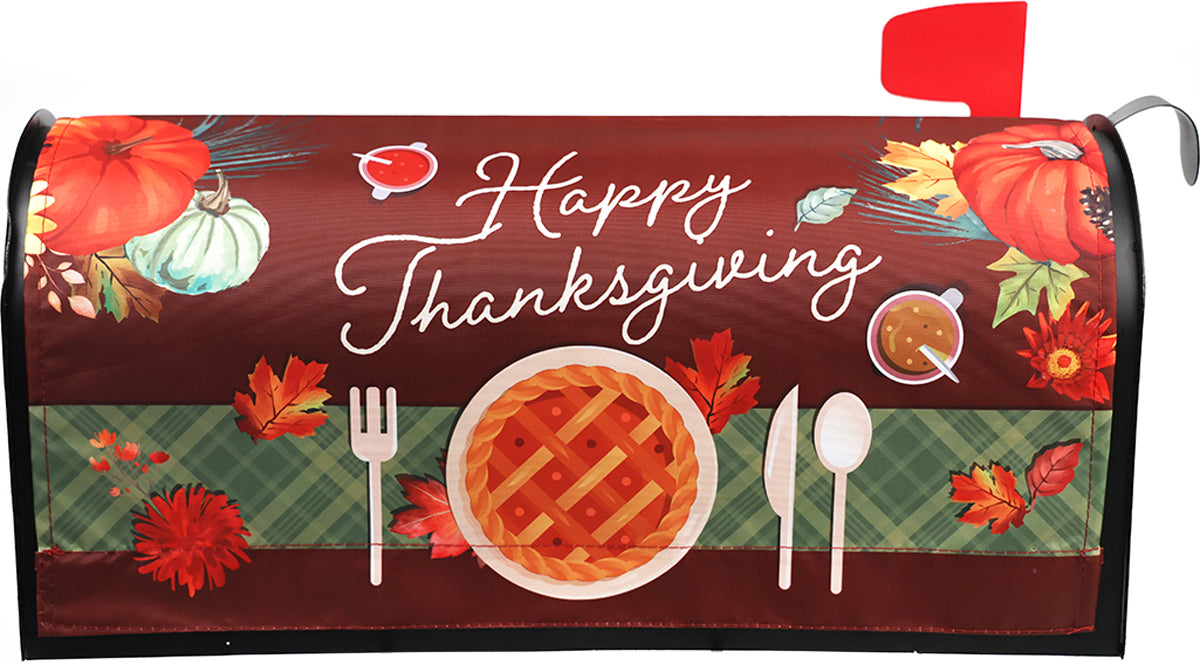 Happy Thanksgiving Mailbox Cover
