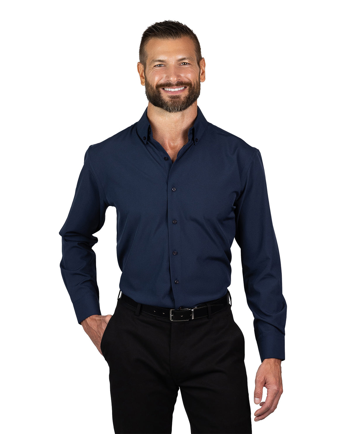 Nautica Men's Blueberry Long Sleeve Super Shirt