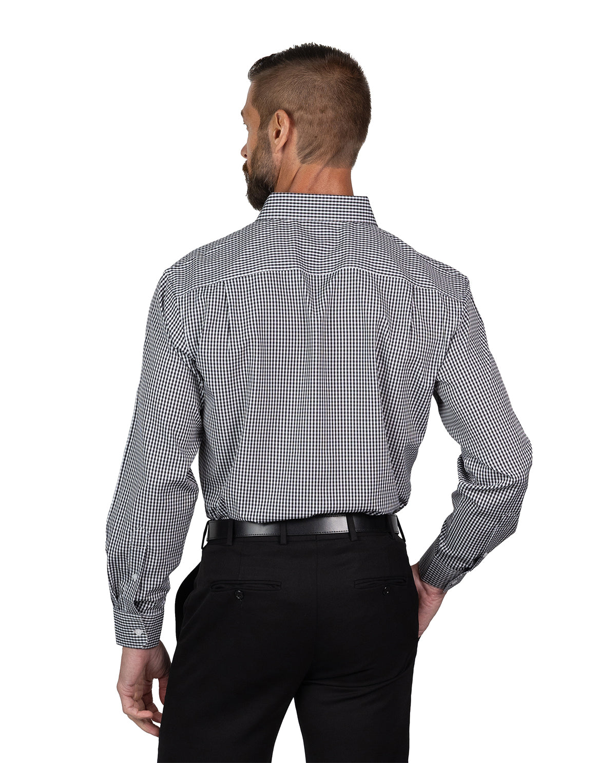 Nautica Men's Black & White Long Sleeve Super Shirt