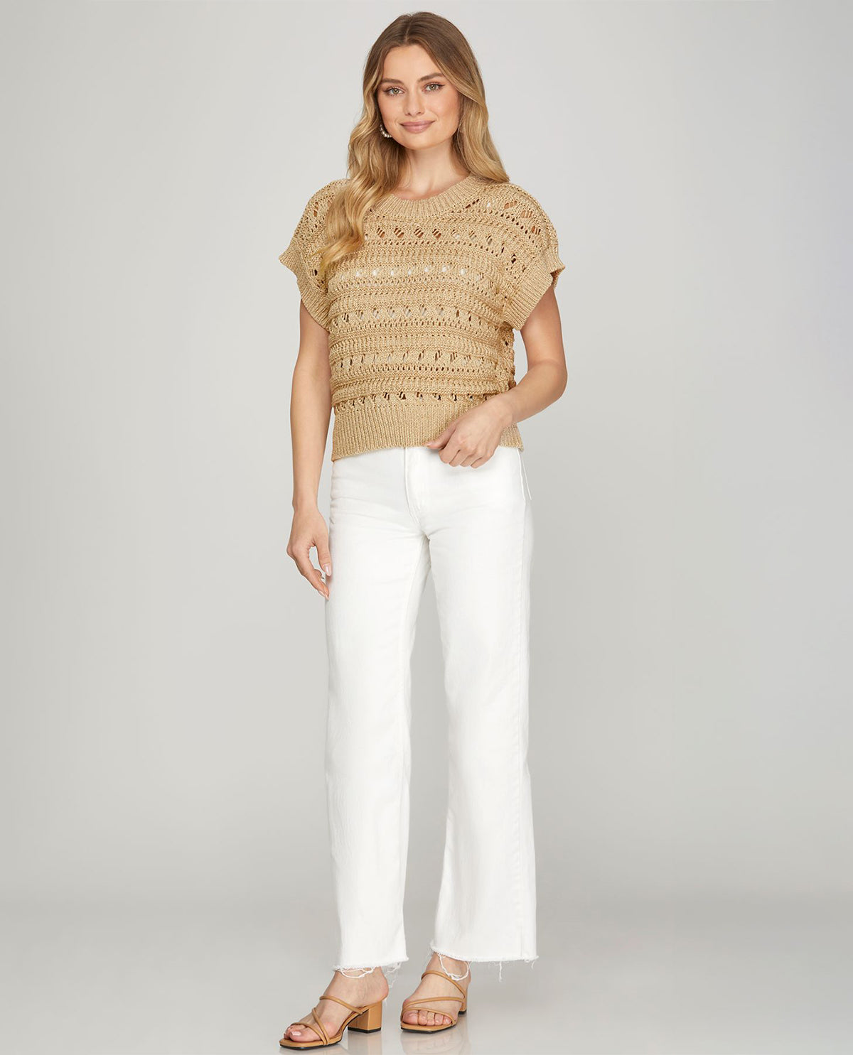 She and Sky Dolman Sweater