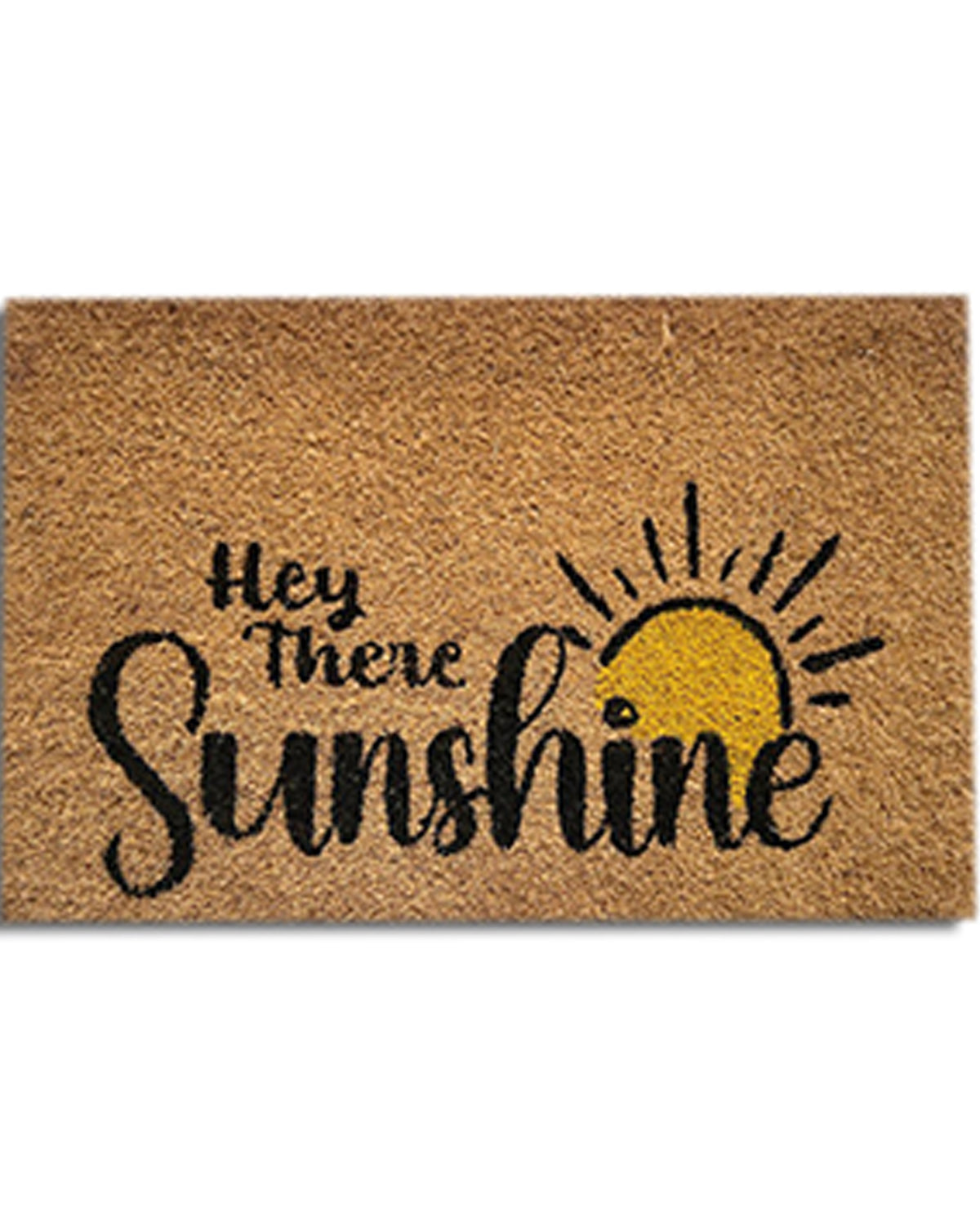"Hey There Sunshine" Coir Mat
