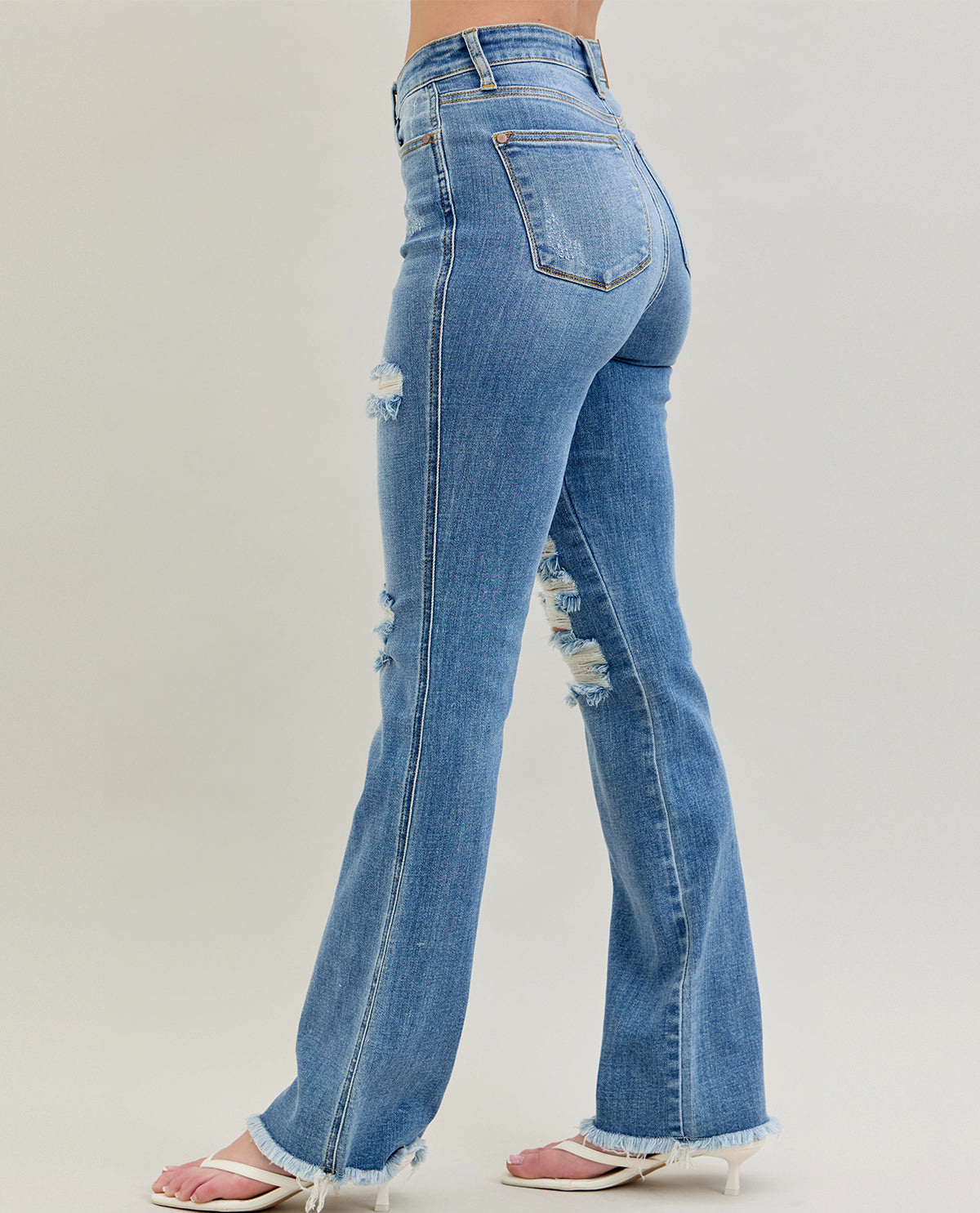 Judy Blue High Waist Destroy Bootcut Jeans