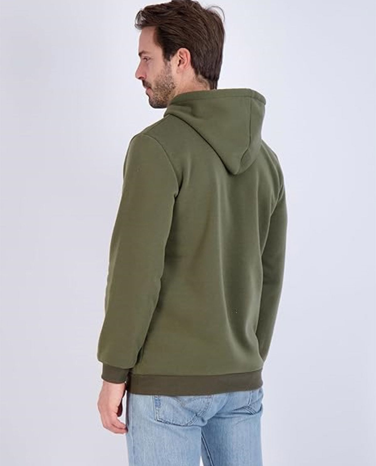 Real Essentials Men's Fleece Pullover Hoodie