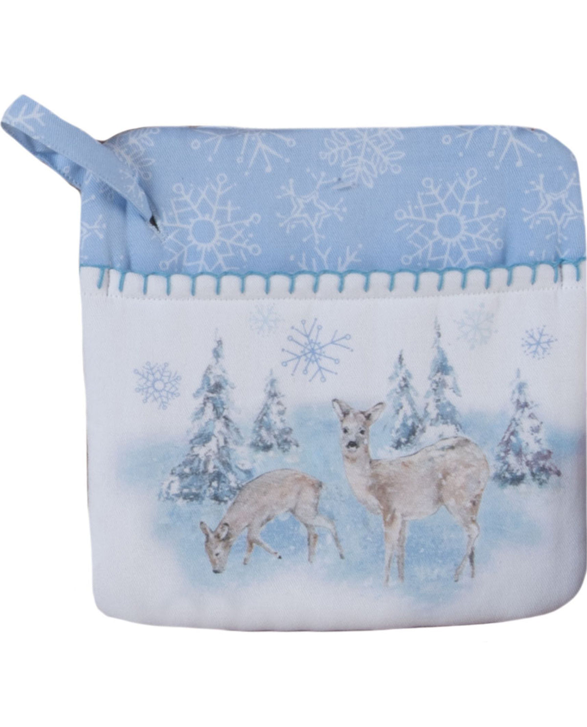 Let It Snow Pocket Mitt
