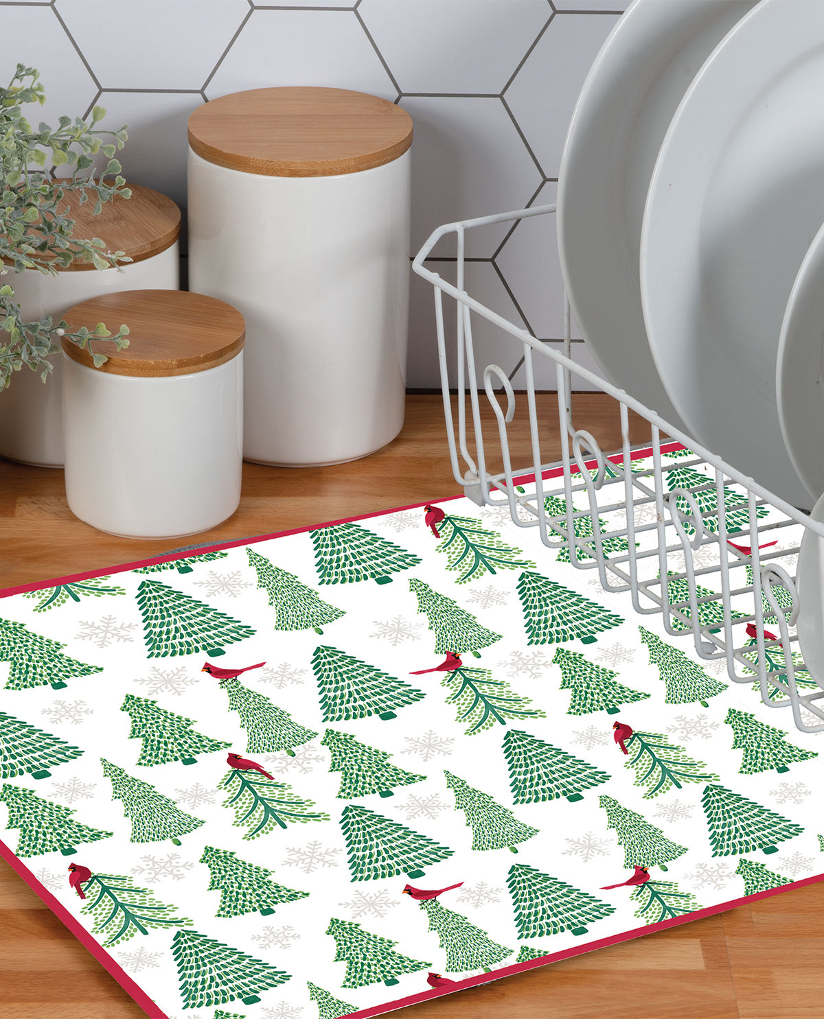 Woodland Walk Kitchen Drying Mat