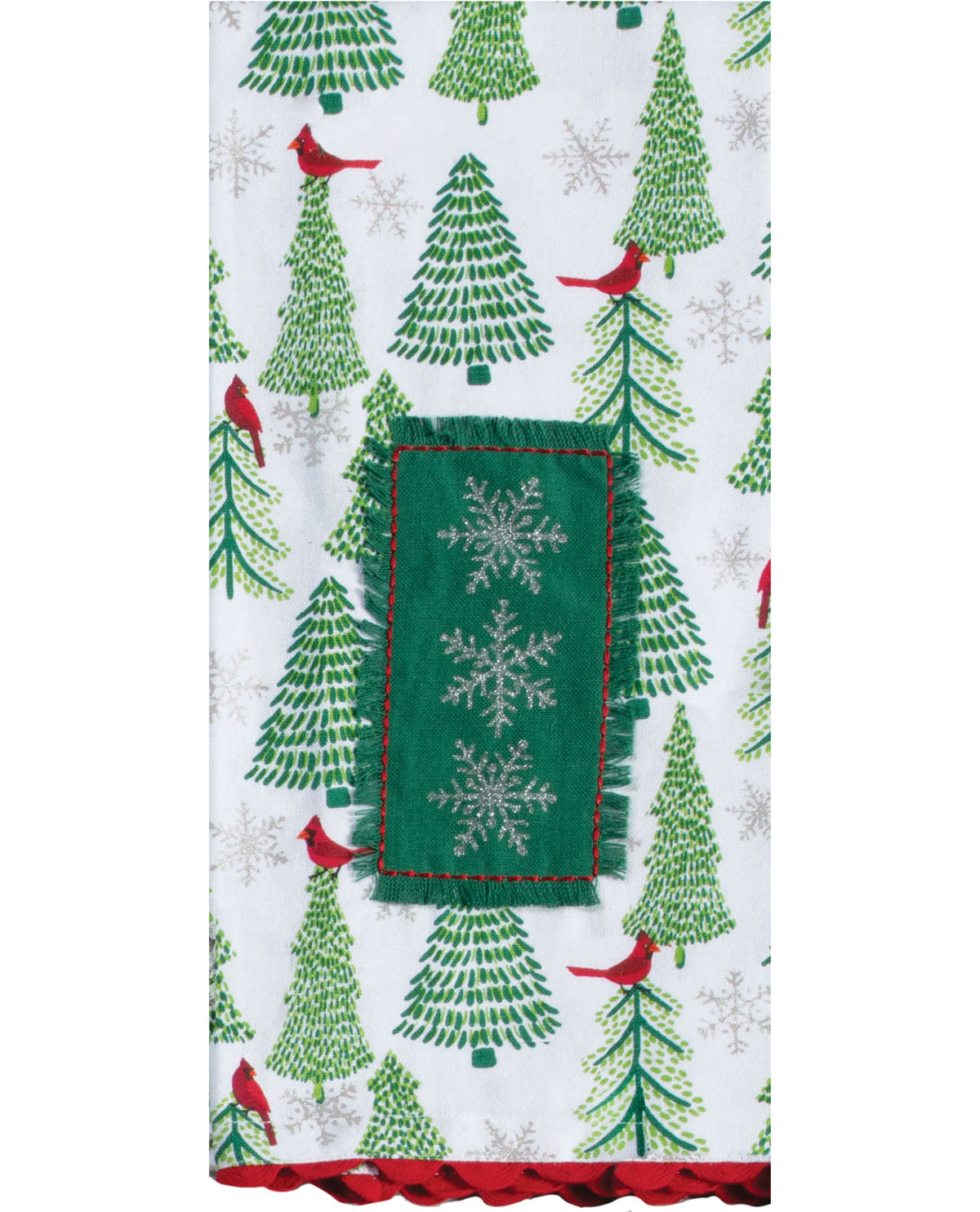 Woodland Walk Snowflake Tea Towel