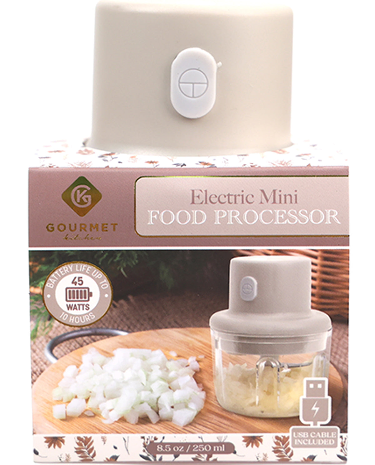 Silver lining Electric Mini Food Processor - 250mL