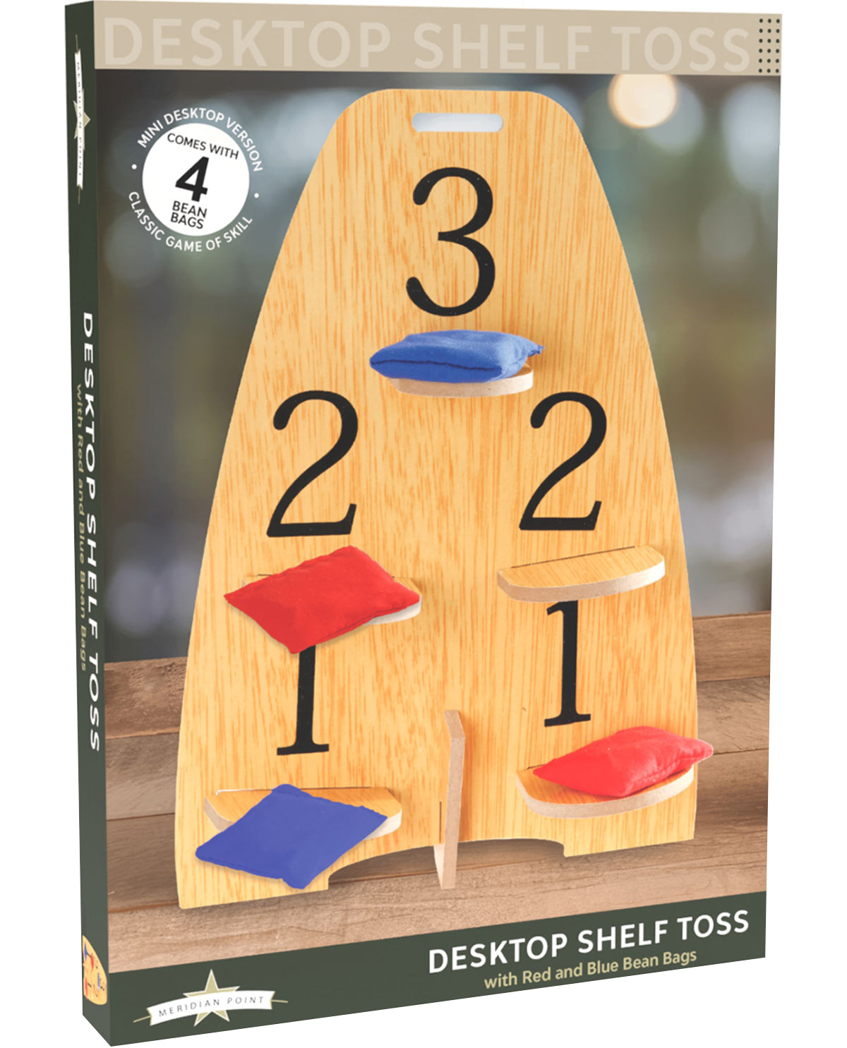 Desktop Shelf Toss Bean Bag Game