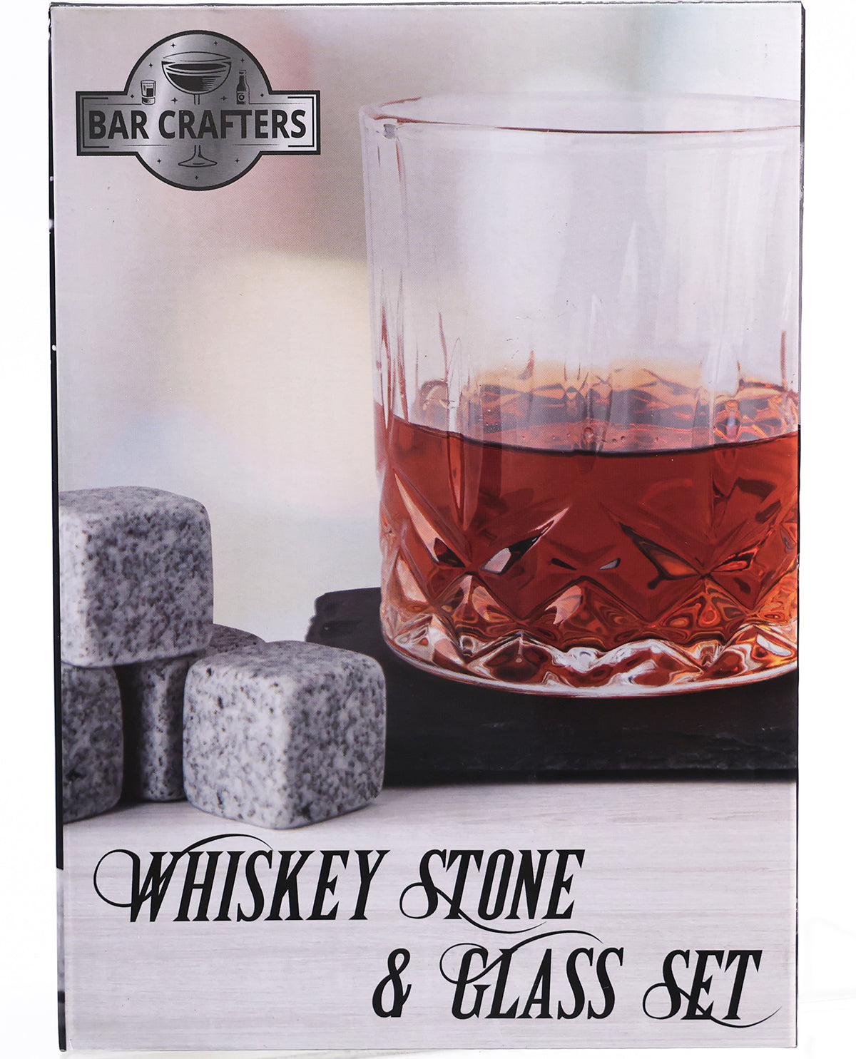 Whiskey Stone & Glass Set