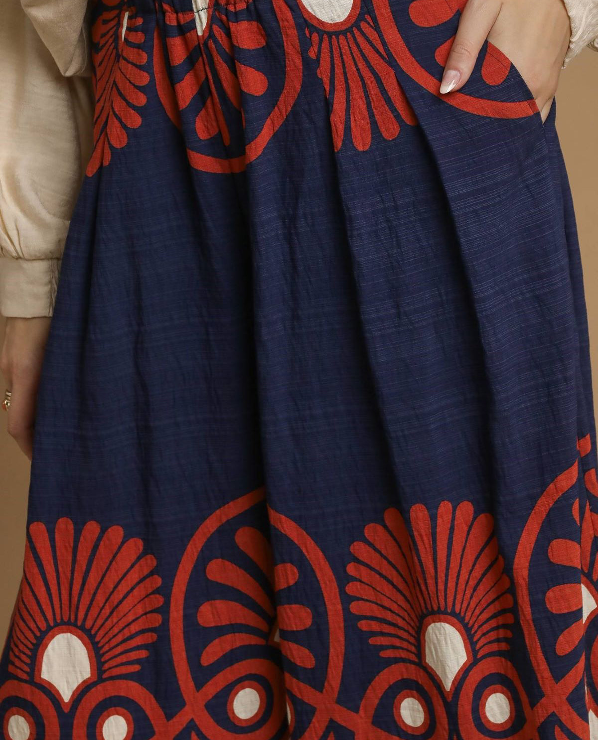 Mix Boho Print Wide Leg Palazzo Pants