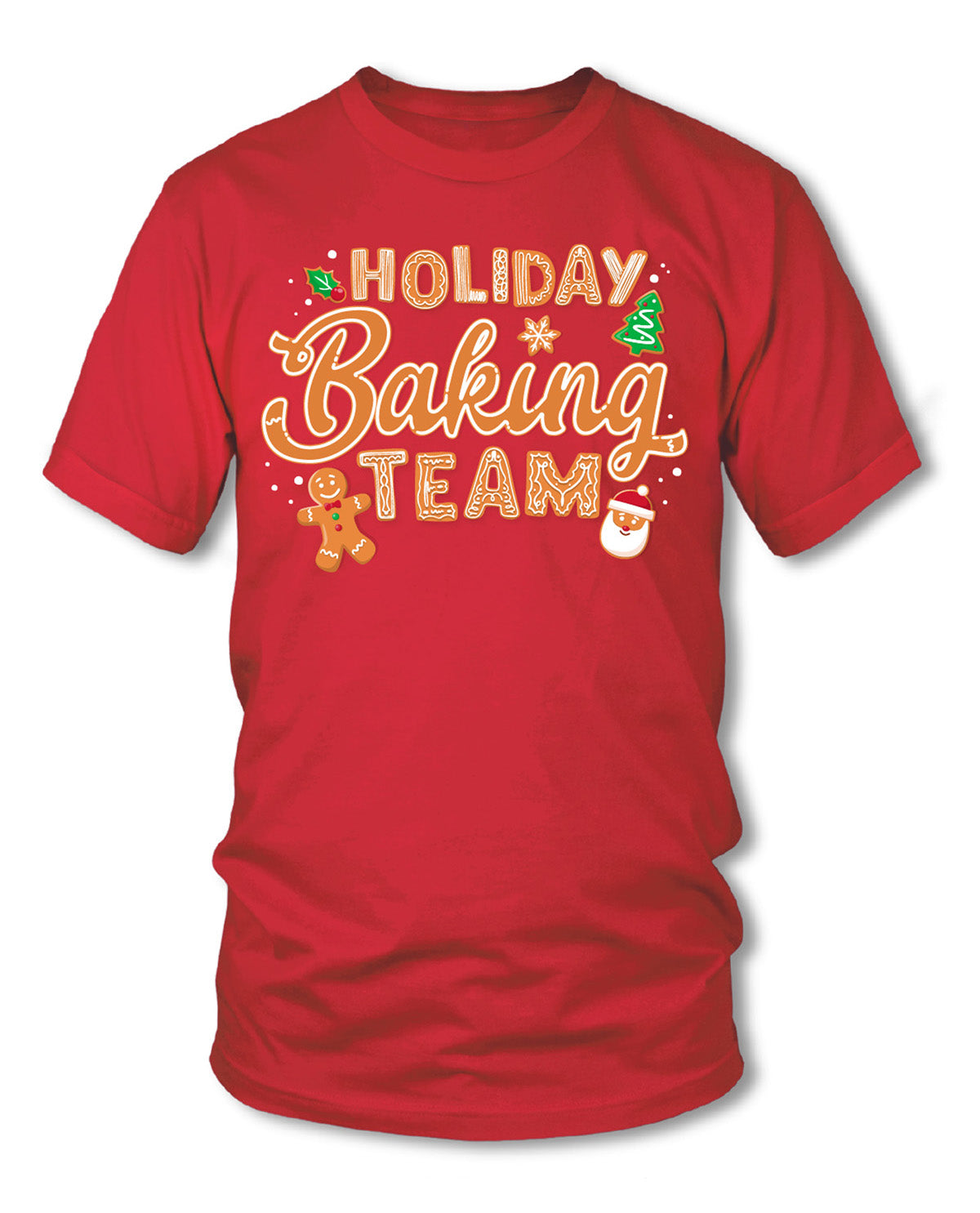 Women's Holiday Baking Team Short Sleeve Screen Tee