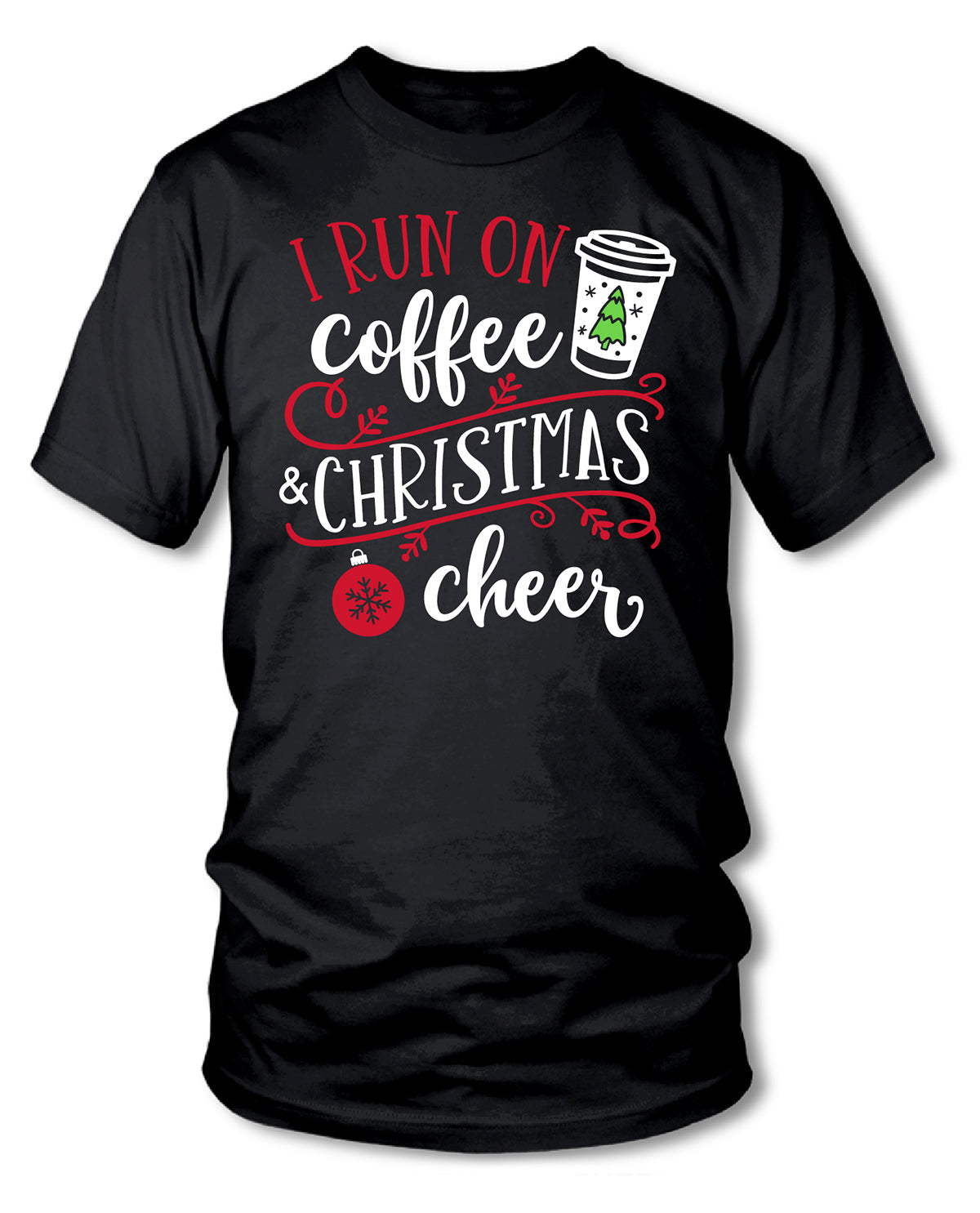 Women's Run On Cheer Short Sleeve Screen Tee