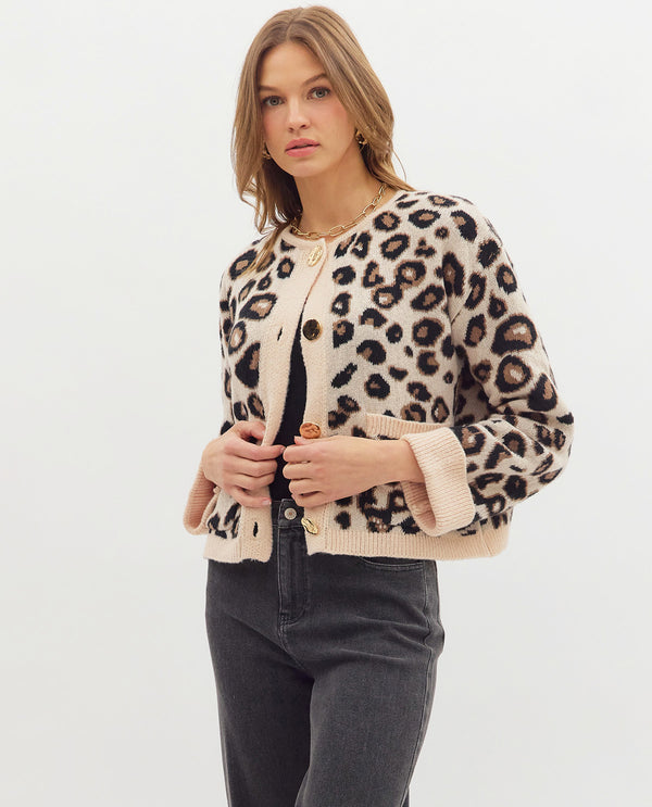 Entro Animal Sweater Taupe