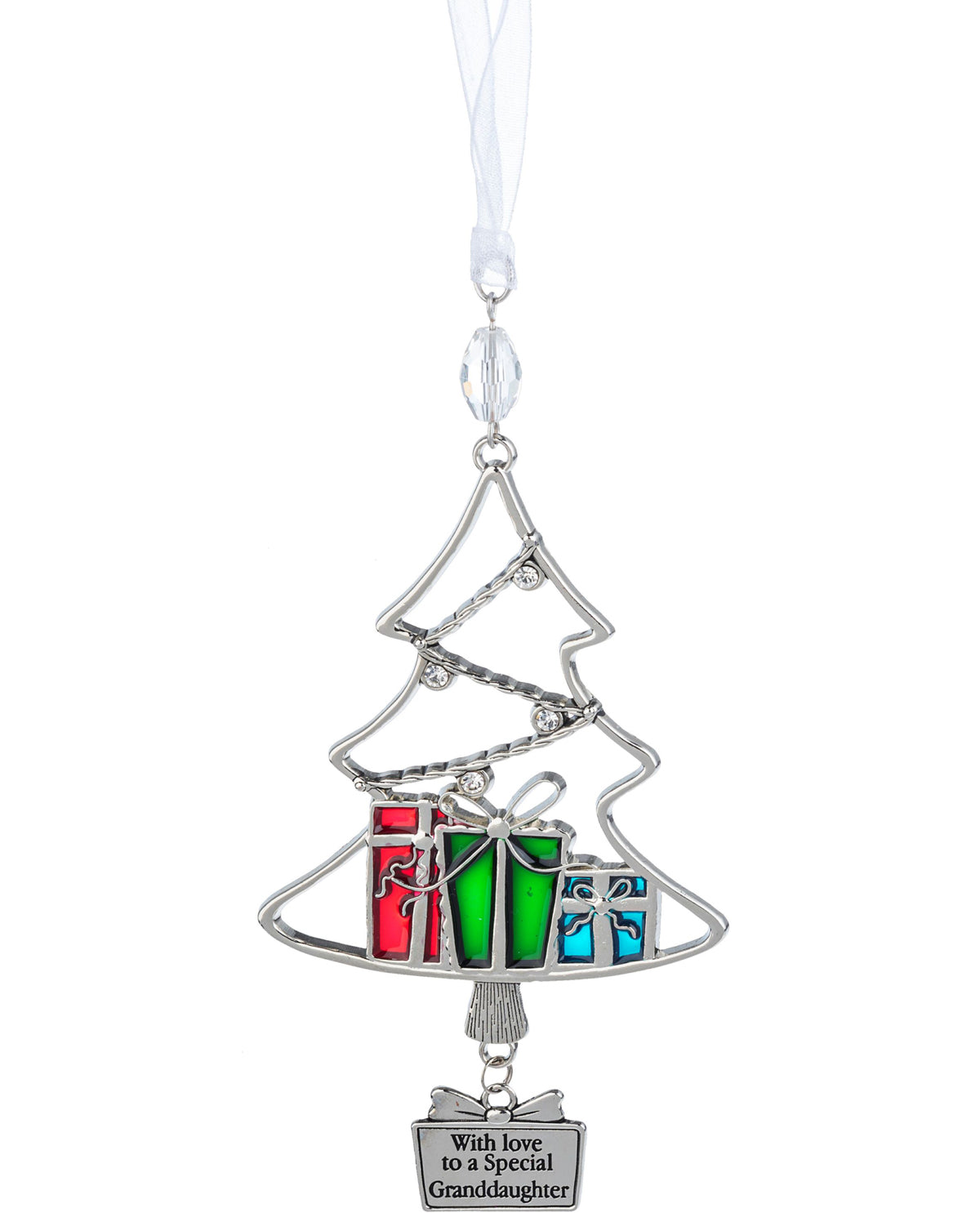 With Love To A Special Granddaughter Holiday Ornament