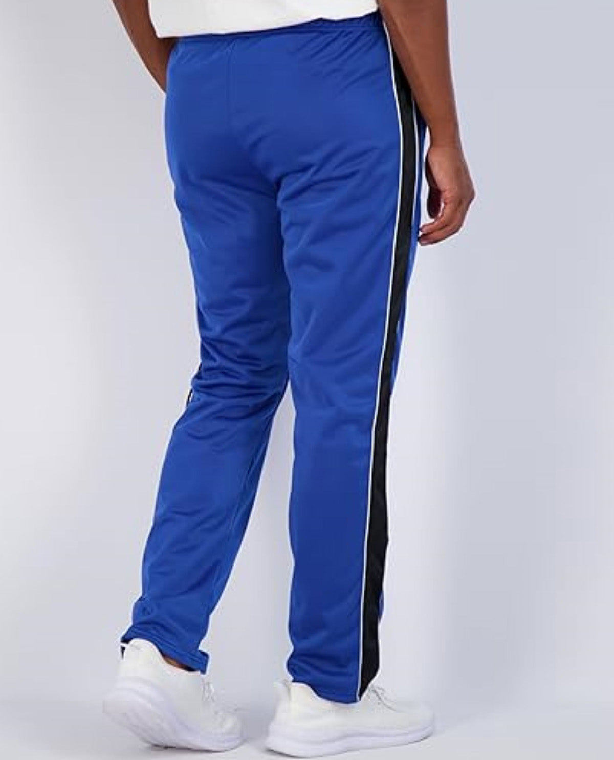 Real Essentials Men's Tricot Open Bottom Active Pant