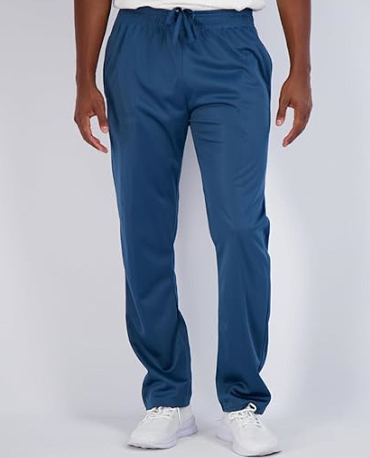 Real Essentials Men's Tricot Open Bottom Active Pant