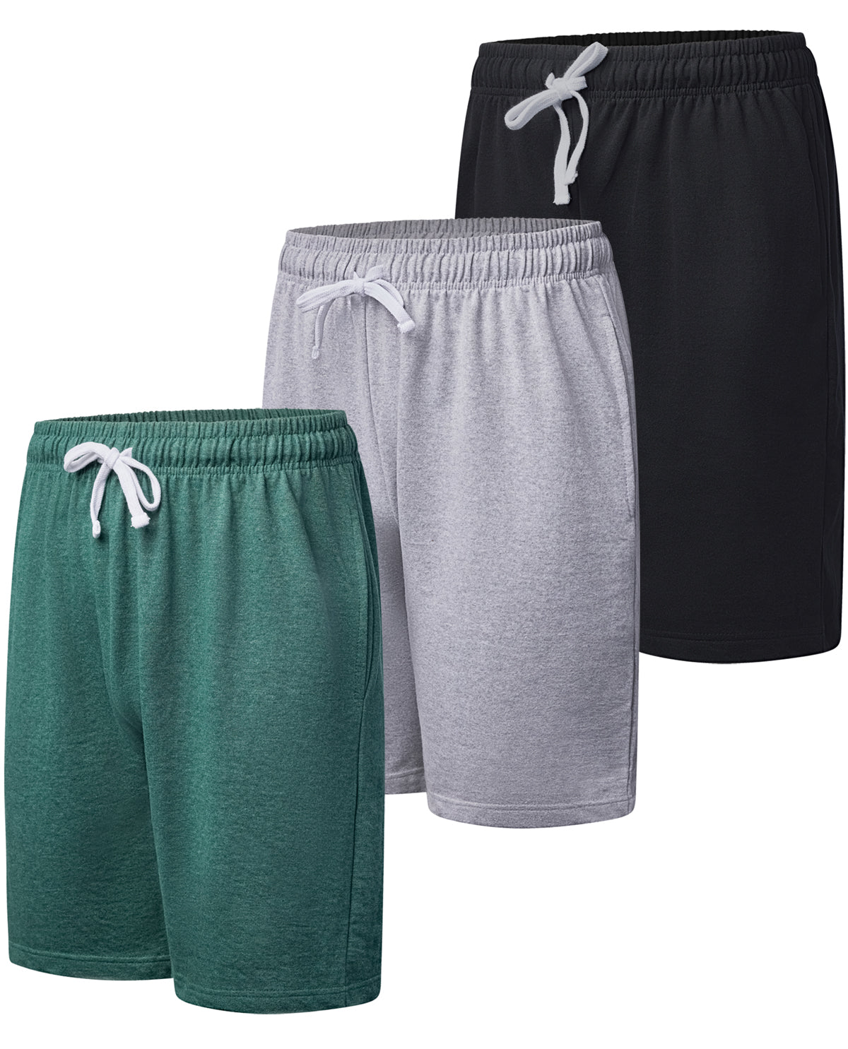 Real Essentials Men's Performance French Terry Short